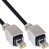 INLINE - Netzwerk-Kabeltrommel IP67 Outdoor PUR Harting - Cat.6A S/FTP - 50m