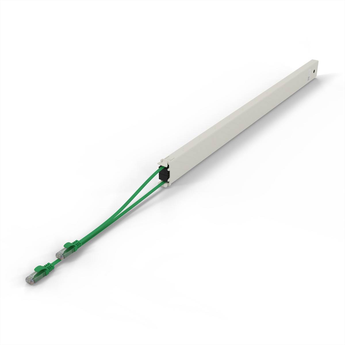 patchbox.one Kassette 46RU UTP grün Cat.6a 2,5m