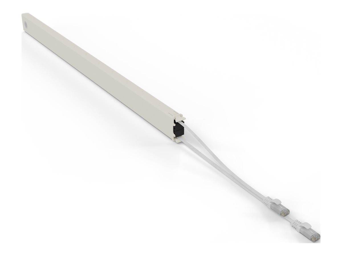 PATCHBOX patchbox.one - Kupferkassette - einziehbarCAT 6a - UTP - weiß