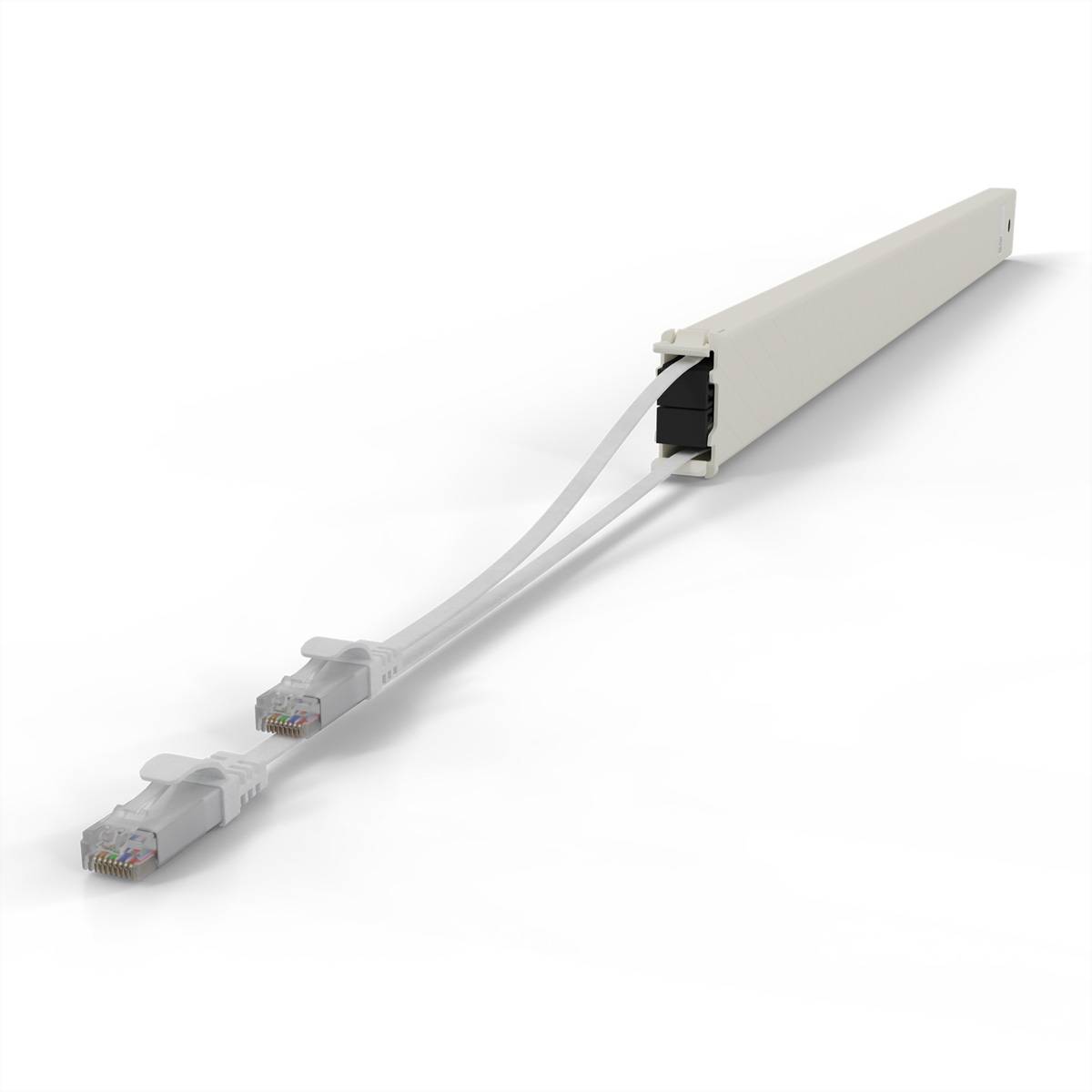 patchbox.one Kassette 46RU UTP weiß Cat.6a 2,5m