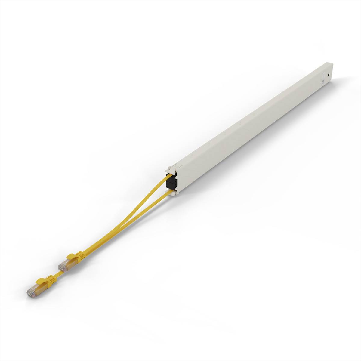 patchbox.one Kassette 46RU UTP gelb Cat.6a 2,5m