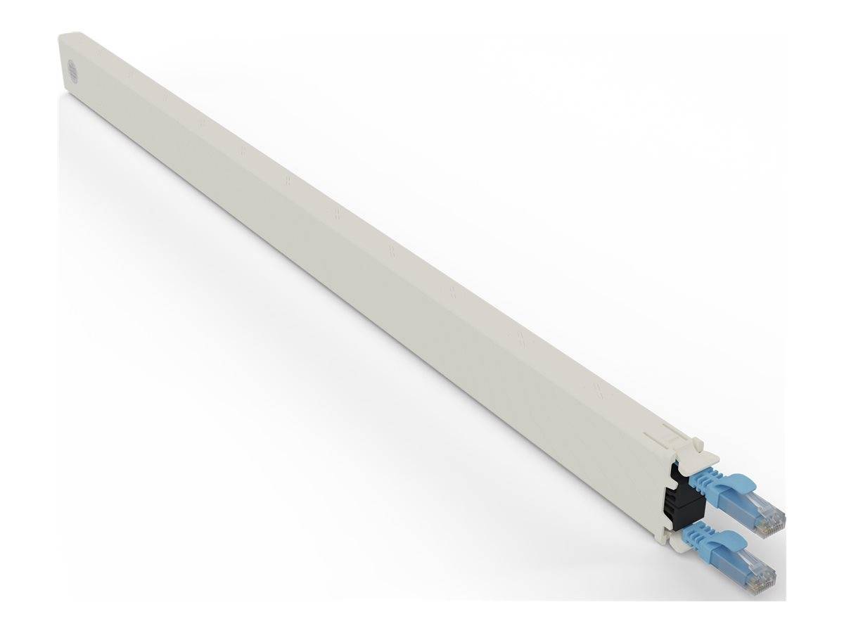 PATCHBOX patchbox.one - Kupferkassette - einziehbarCAT 6a - UTP - Blau