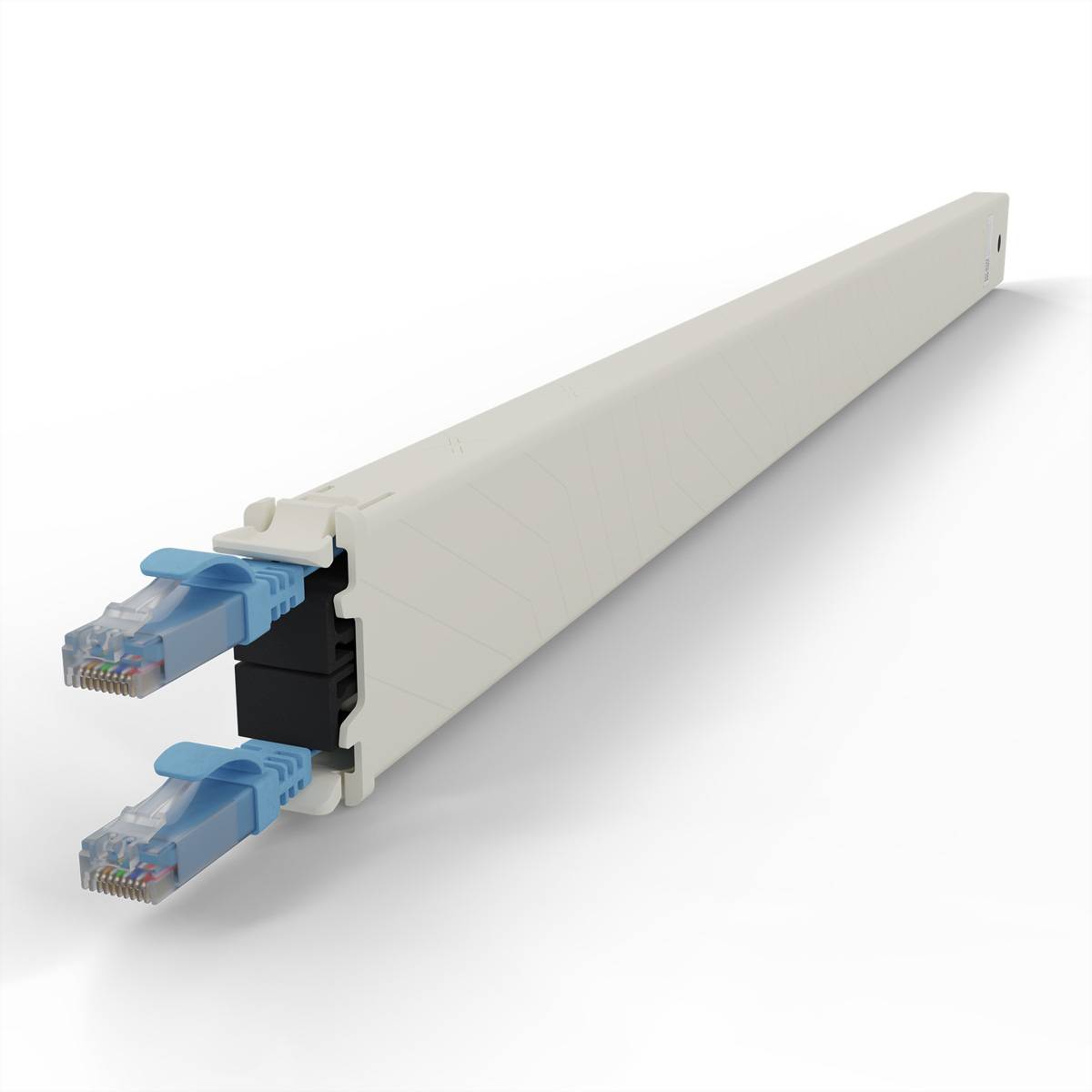 patchbox.one Kassette 30RU UTP blau Cat.6a 1,8m