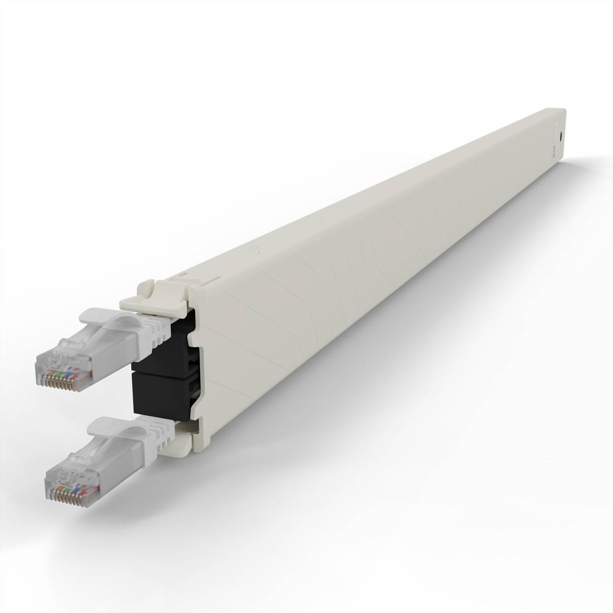 patchbox.one Kassette 30RU UTP weiß Cat.6a 1,8m