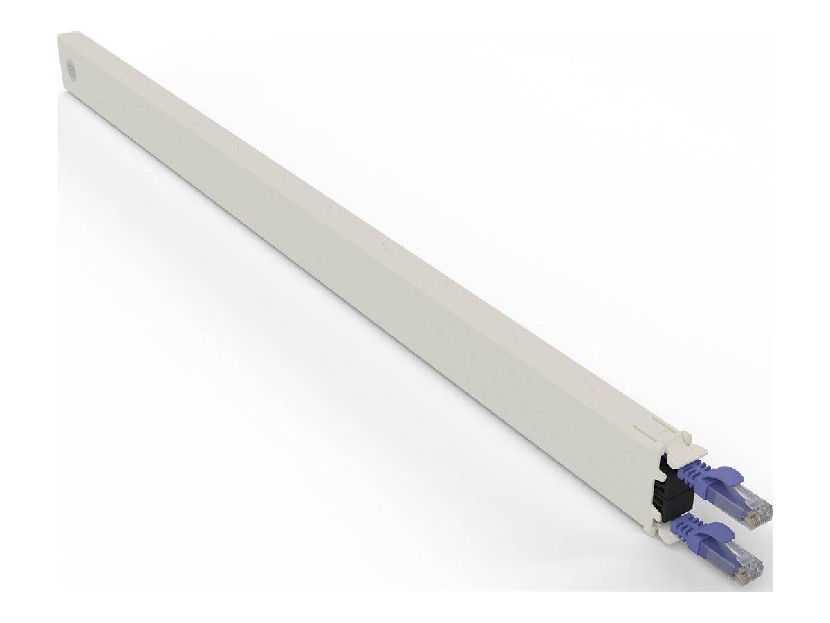 PATCHBOX patchbox.one - Kupferkassette - einziehbarCAT 6a - UTP - violett