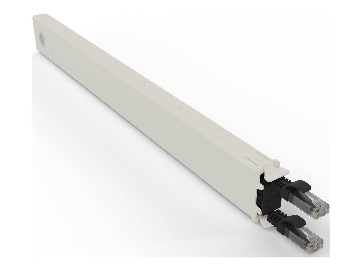 PATCHBOX patchbox.one - Kupferkassette - einziehbarCAT 6a - UTP - Schwarz