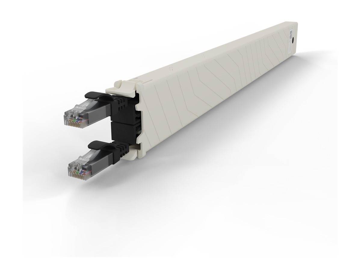 PATCHBOX patchbox.one - Kupferkassette - einziehbarCAT 6a - UTP - Schwarz