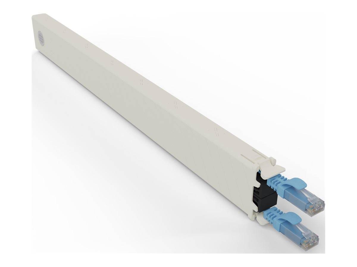 PATCHBOX patchbox.one - Kupferkassette - einziehbarCAT 6a - UTP - Blau