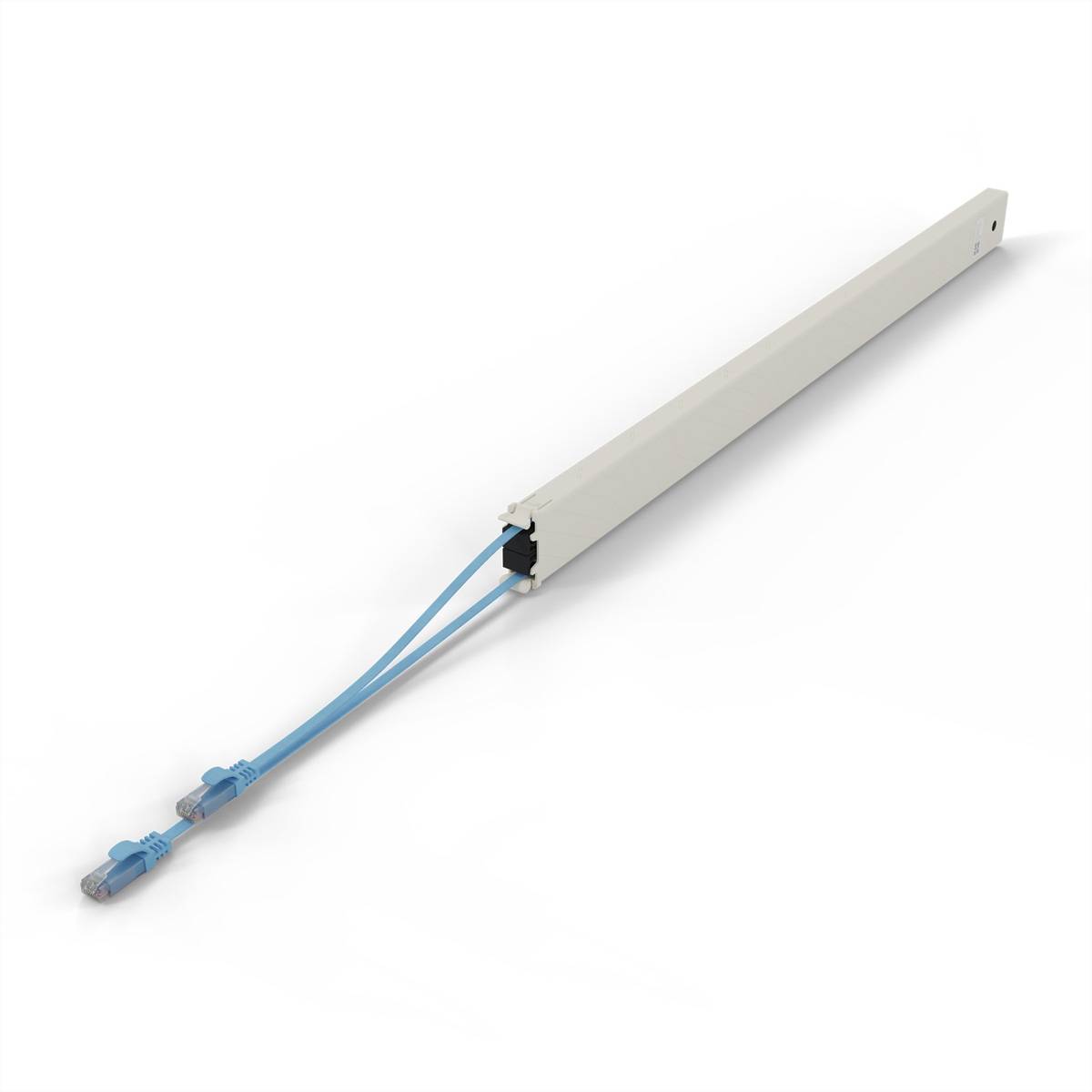 patchbox.one Kassette 46RU UTP blau Cat.6a 2,5m