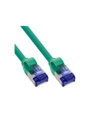 InLine Patchkabel Slim Cat.6A S/FTP TPE LSZH flexibel PoE grün 30m Strom/Netzteil CAT 6a FTP PIMF SFTP 30 m low-smoke zero-halogen Kupferdraht