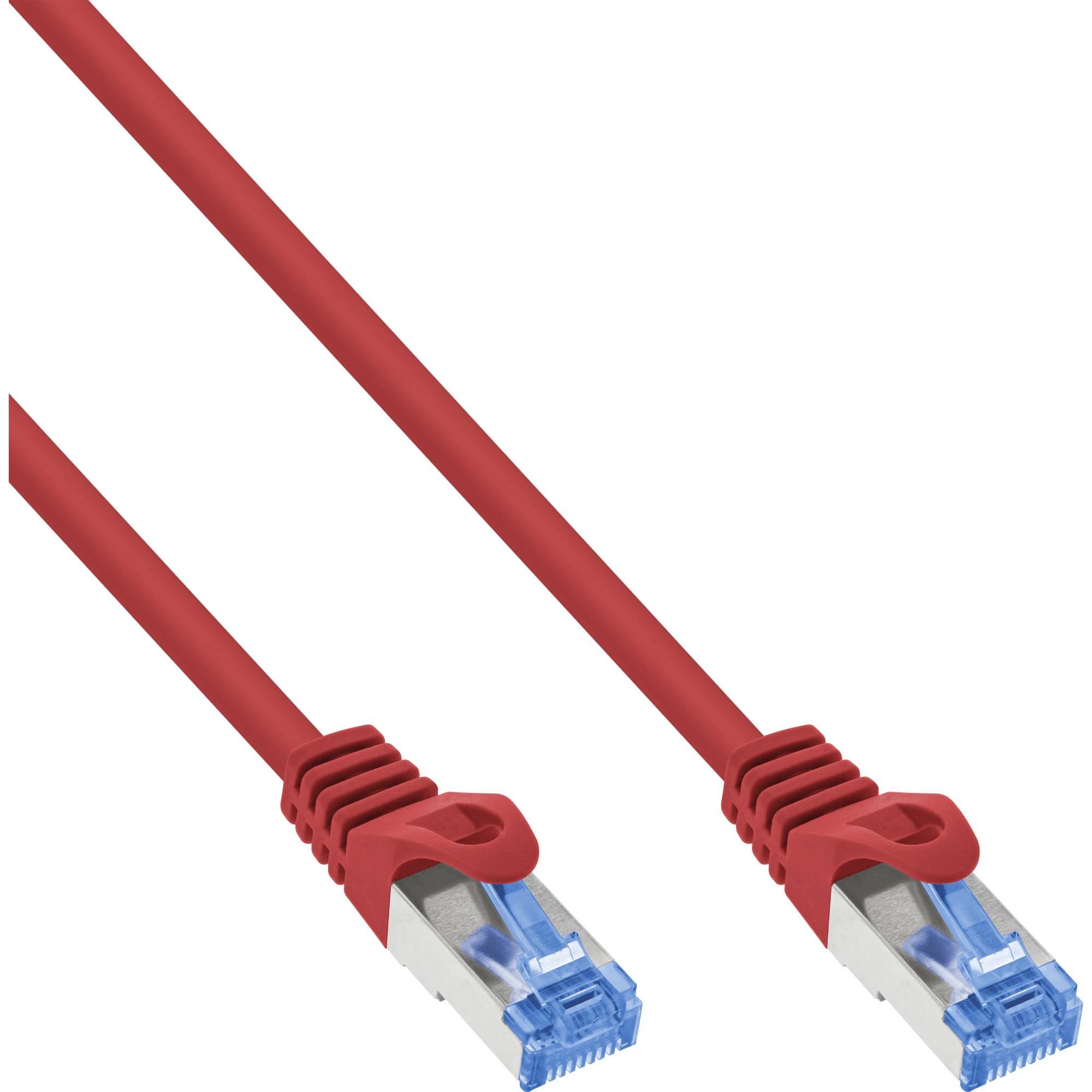 INLINE - Patchkabel - Cat.6A - S/FTP - TPE (LSZH) - CCA - rot - 1,5m