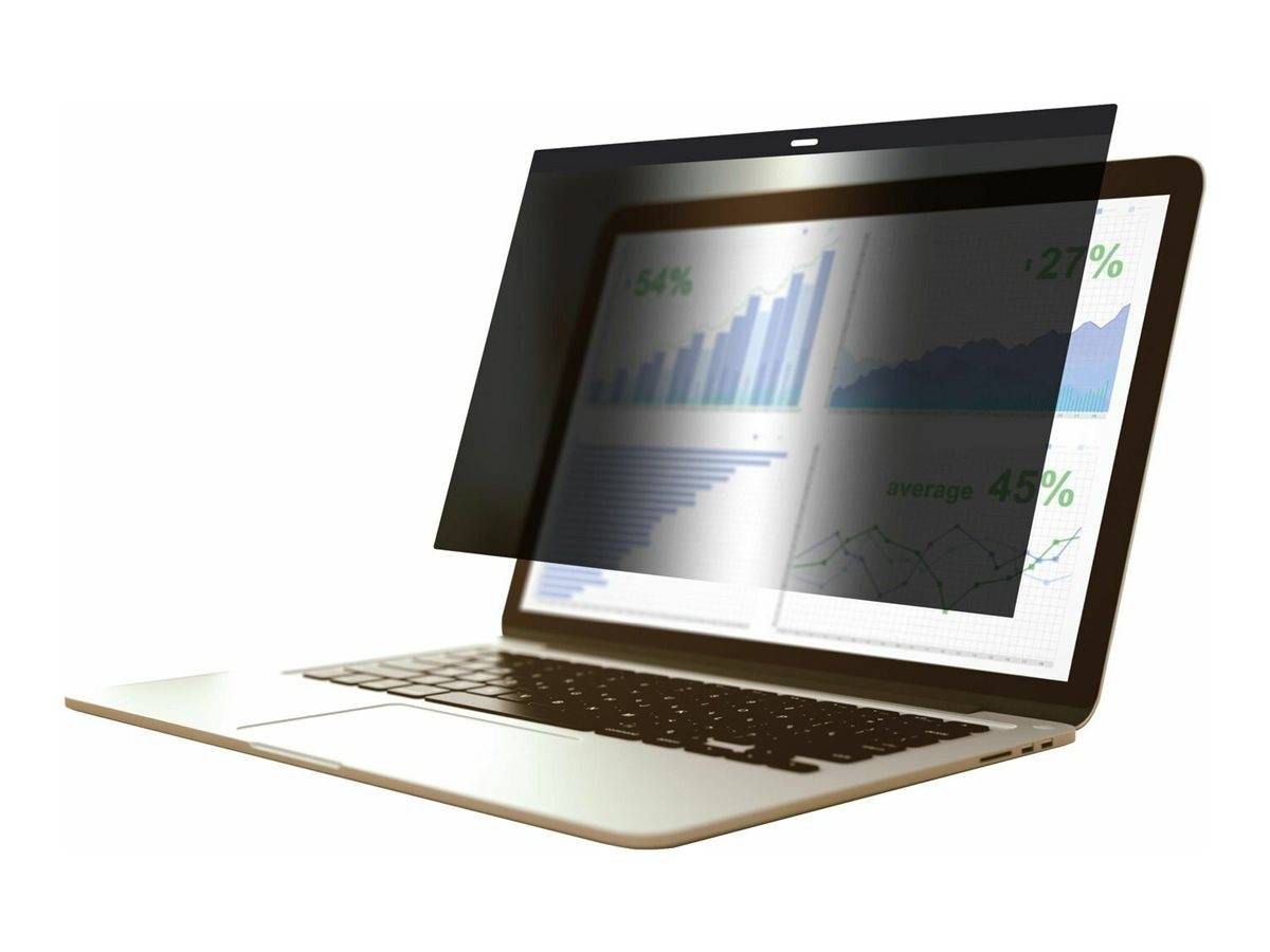 eSTUFF - Blickschutzfilter für Notebook - magnetisch - 2-Wege - entfernbar - magnetisch - 38.9 cm (15.3"")