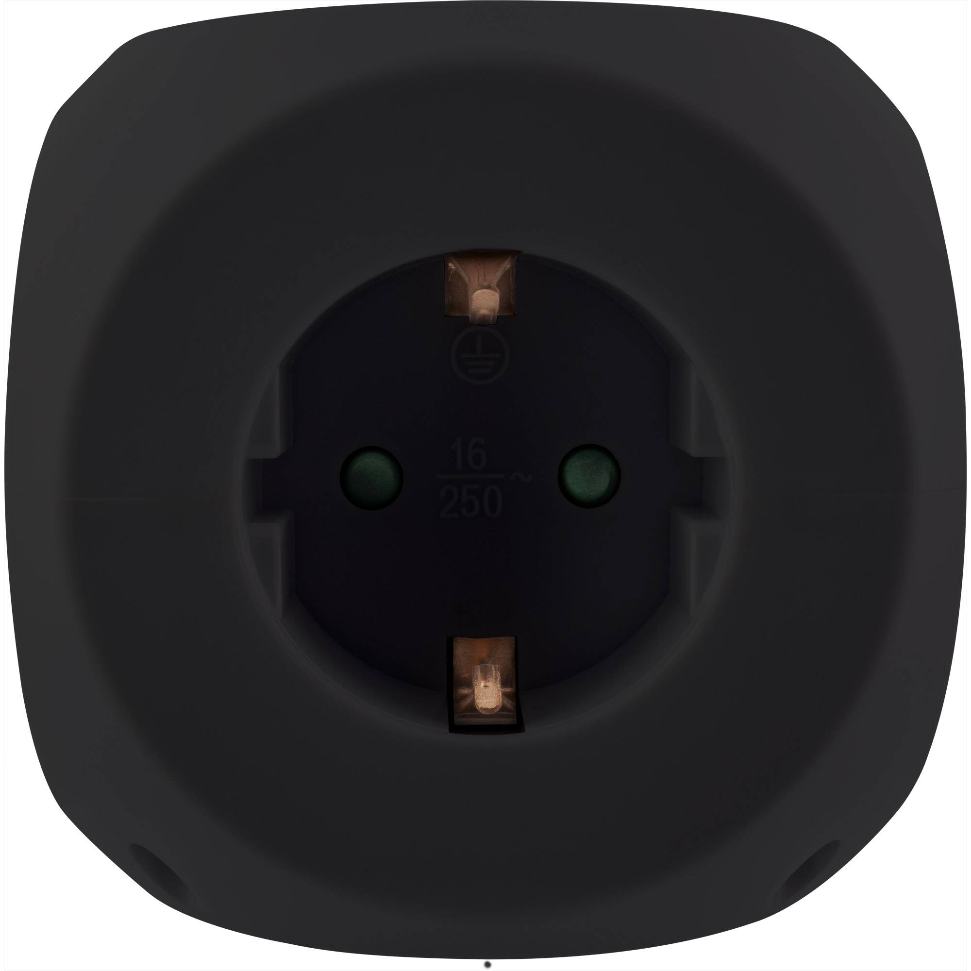 INLINE - Charging Cube - 3x Schutzkontakt - 2x USB-C - 2x USB-A - schwarz - 2m