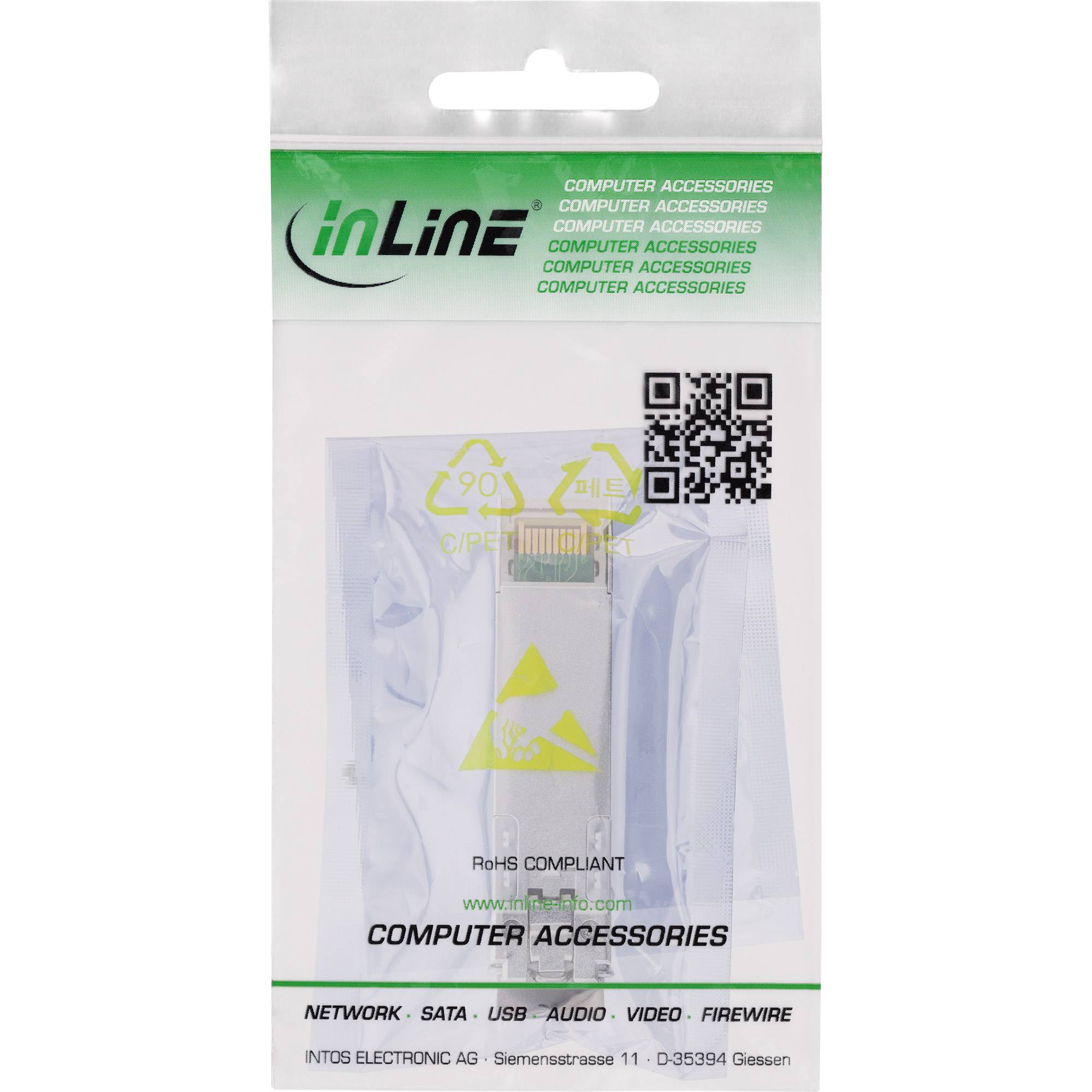 INLINE - SFP Modul LWL SX 850nm Multimode mit LC Buchsen - 550m - 1,25Gb/s