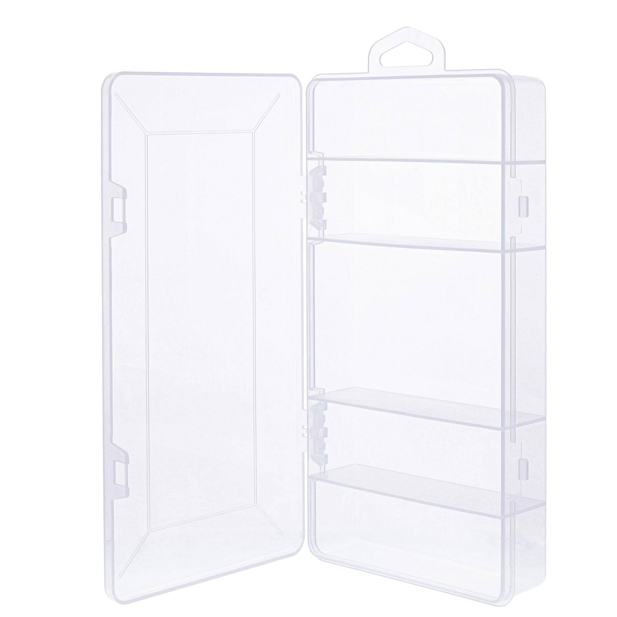 INLINE - Kleinteilebox - 5 Fächer - Abmessungen: 206x107x33mm - transparent