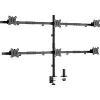 INLINE - Tischhalterung für 6x LCD-/LED-Display bis 81cm 32"" max. 7kg