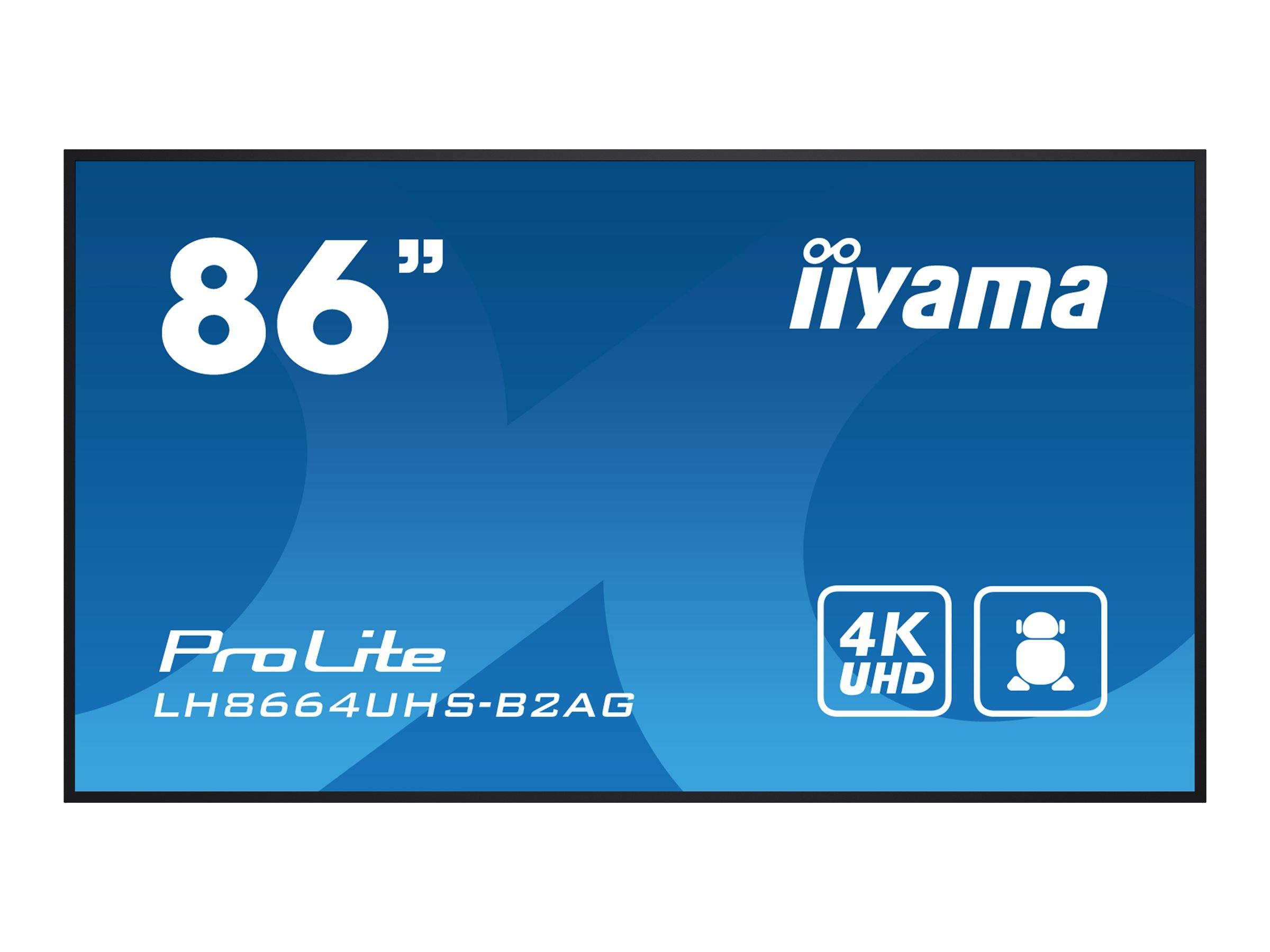 iiyama ProLite LH8664UHS-B2AG - 218 cm (86"") Diagonalklasse (217.4 cm (85.6"")