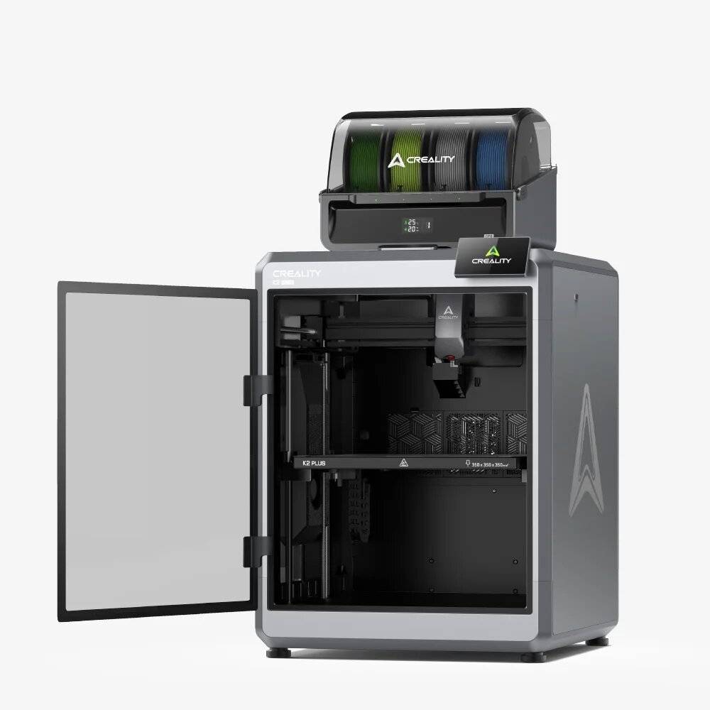 3D-Drucker Creality K2 Plus Combo, 350x350x350 mm, Multi-Material-System, 600 mm/s