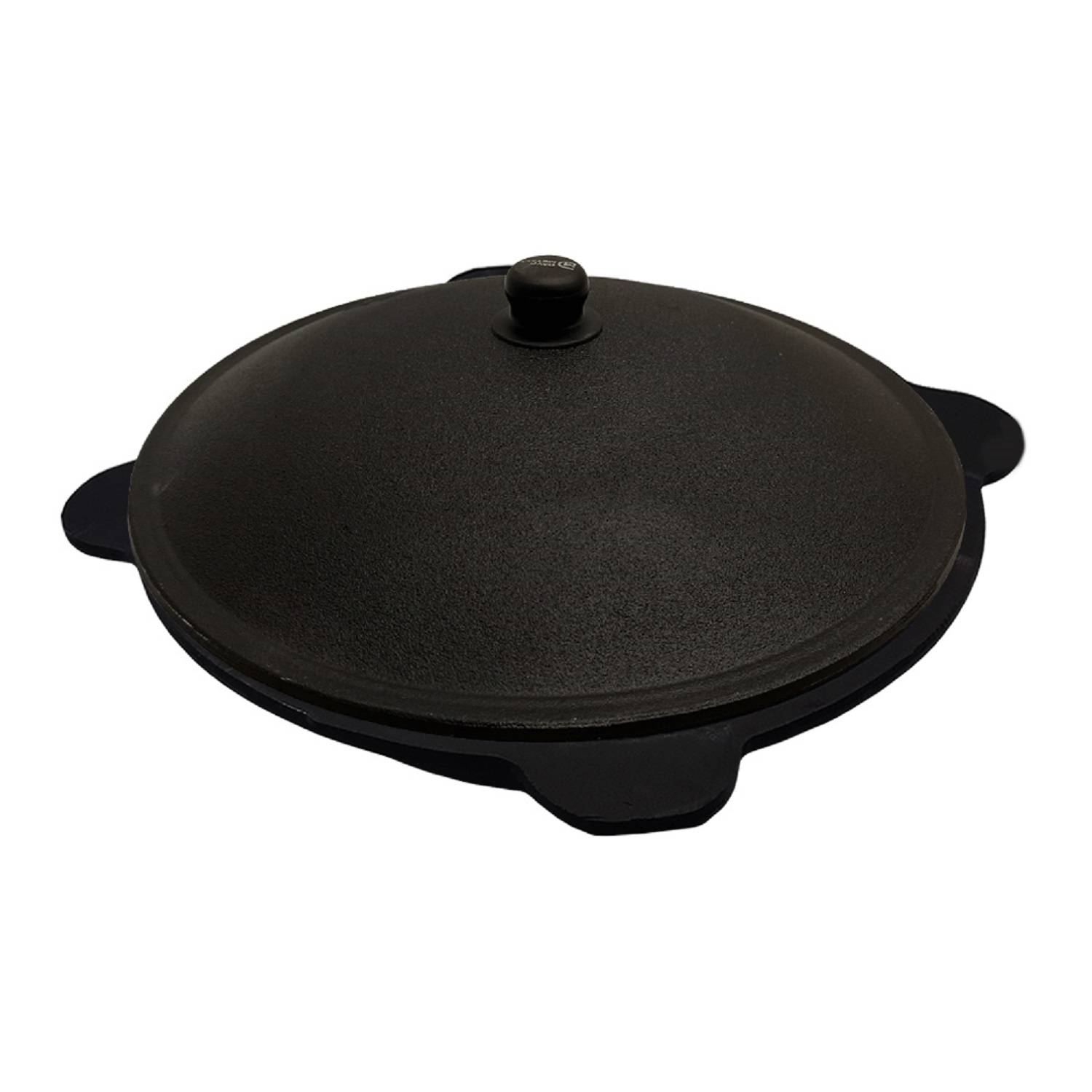 Utschak Edelstahl Aidos Utschak Set mit Kazan aus Gusseisen 8L