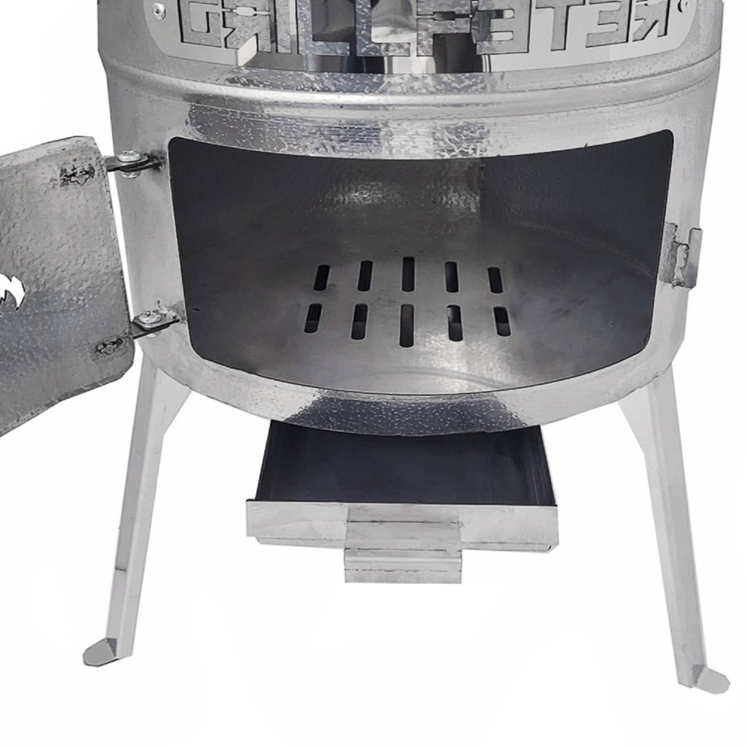 Utschak Aidos Edelstahl 1,5 mm mit Kazan aus Gusseisen 10L