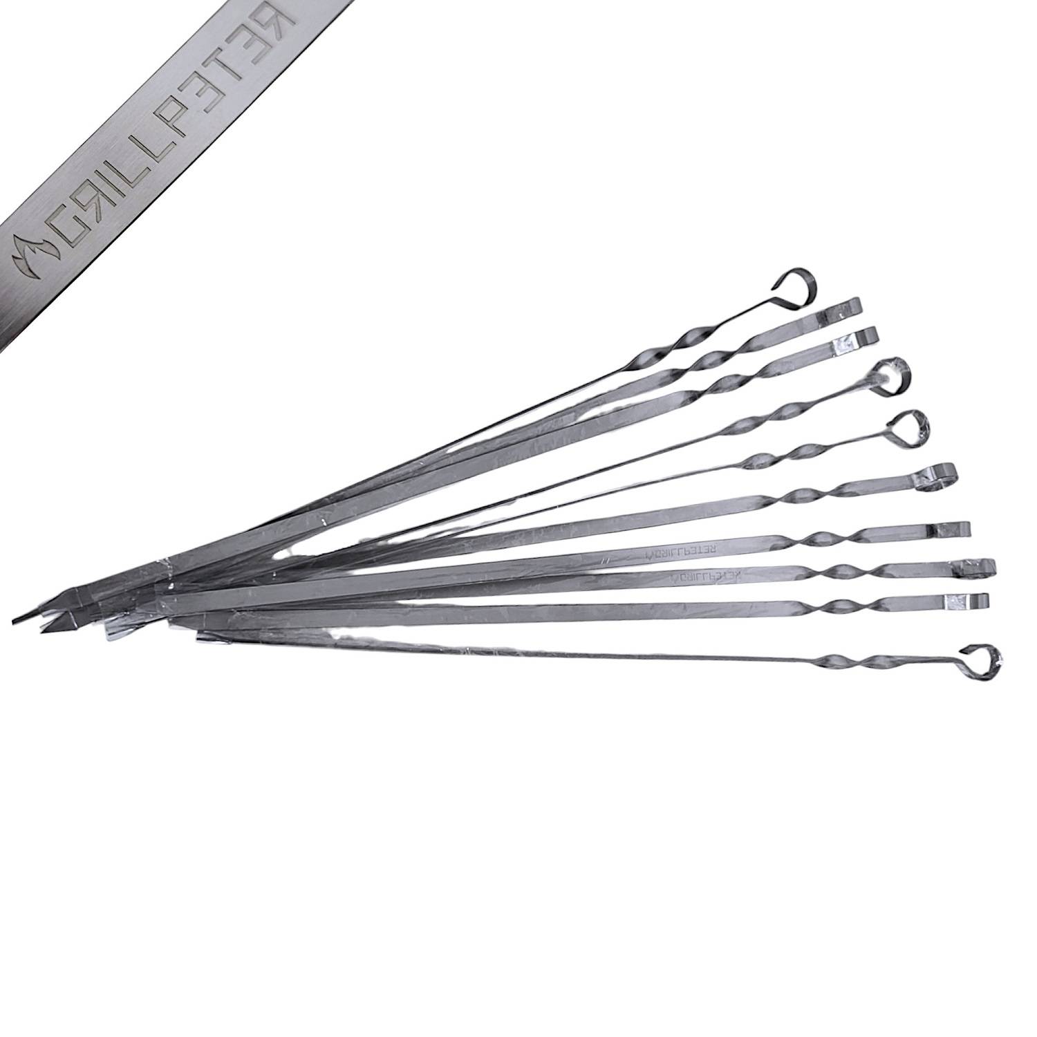 Schaschlik Spieße 50er Pack Schampura 50cm Edelstahl 1.5mm Mangal