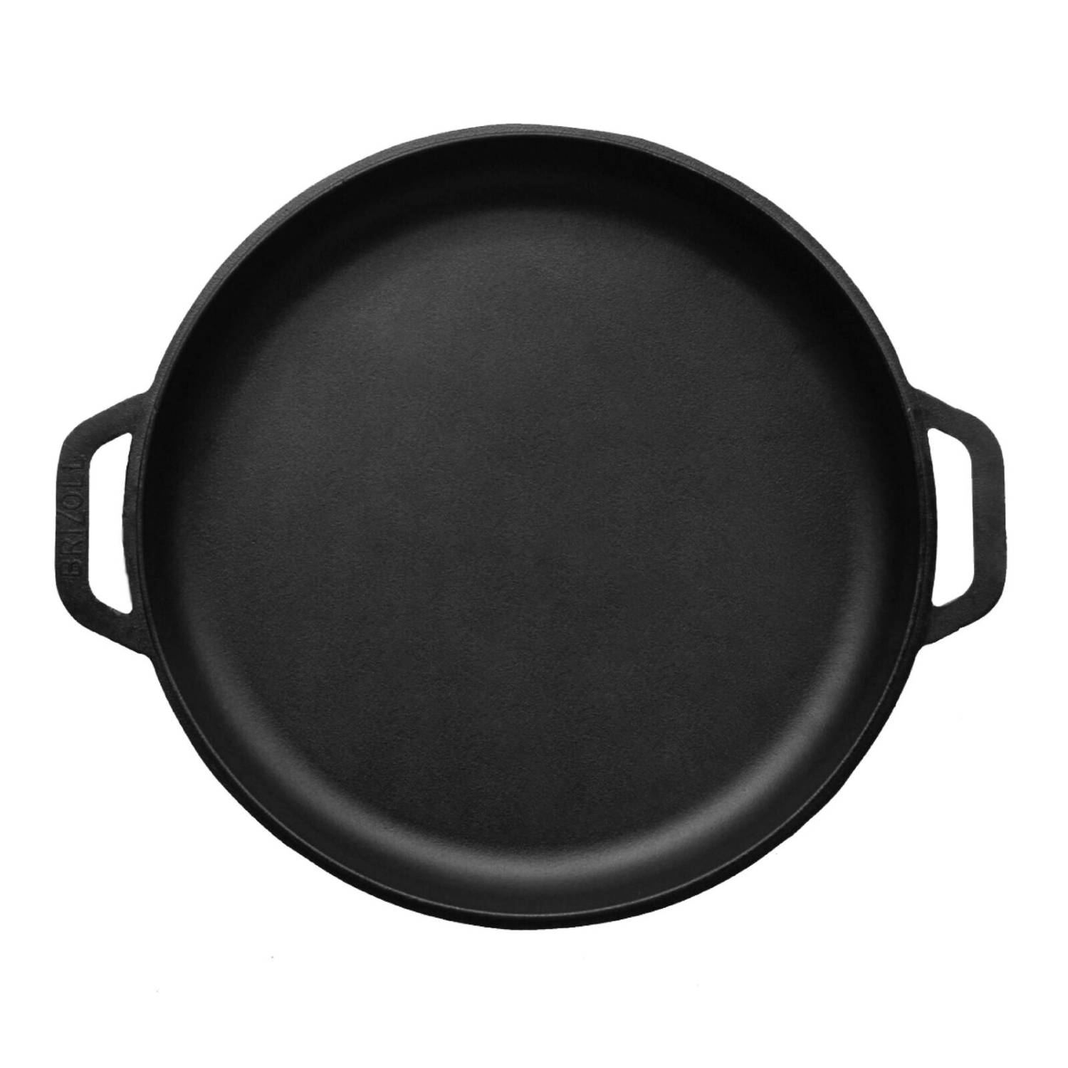 ROBARI Kazan Gusseisen 12 Liter Kasan mit Pfannendeckel aus Gusseisen Wok Asia