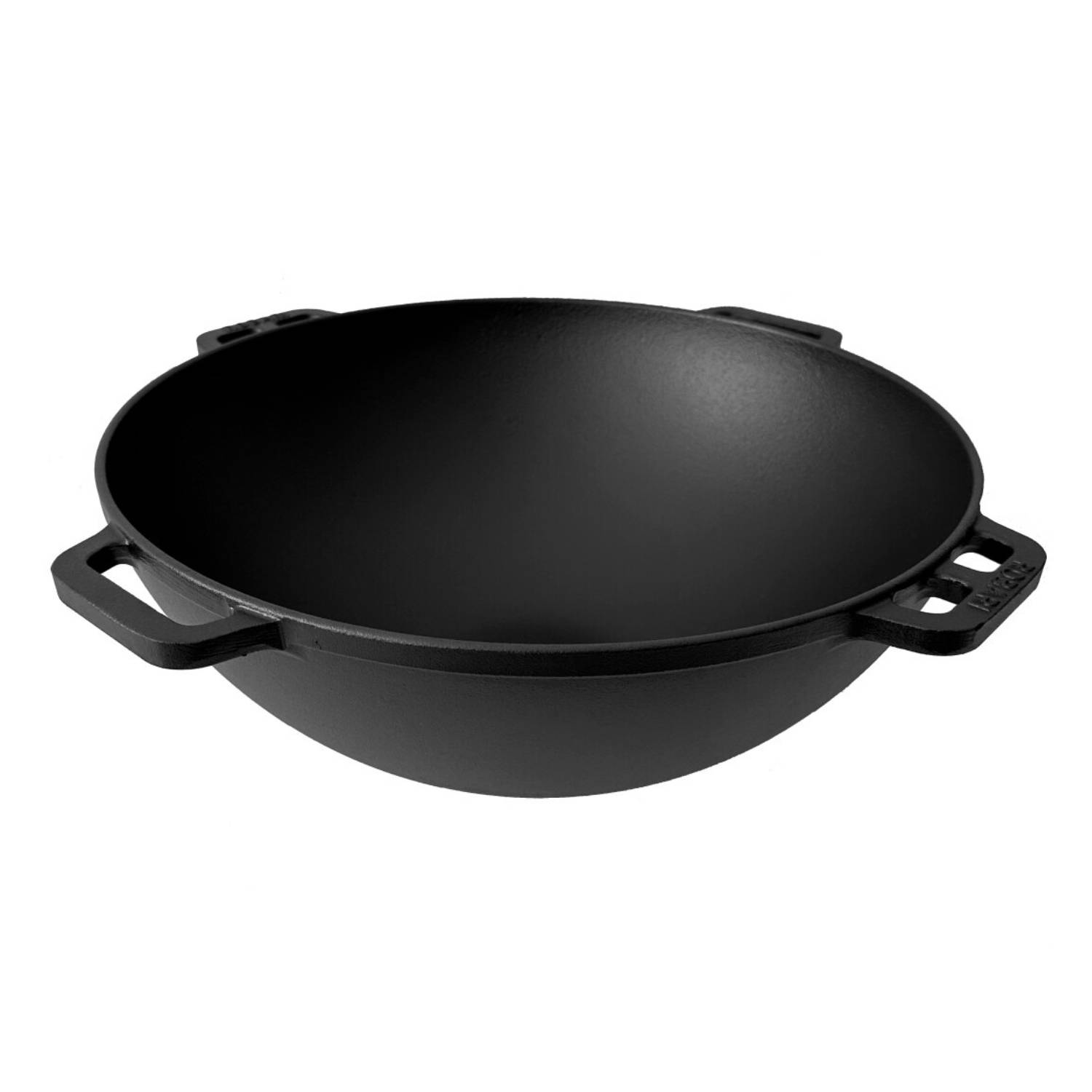 ROBARI Kazan Gusseisen 12 Liter Kasan mit Pfannendeckel aus Gusseisen Wok Asia