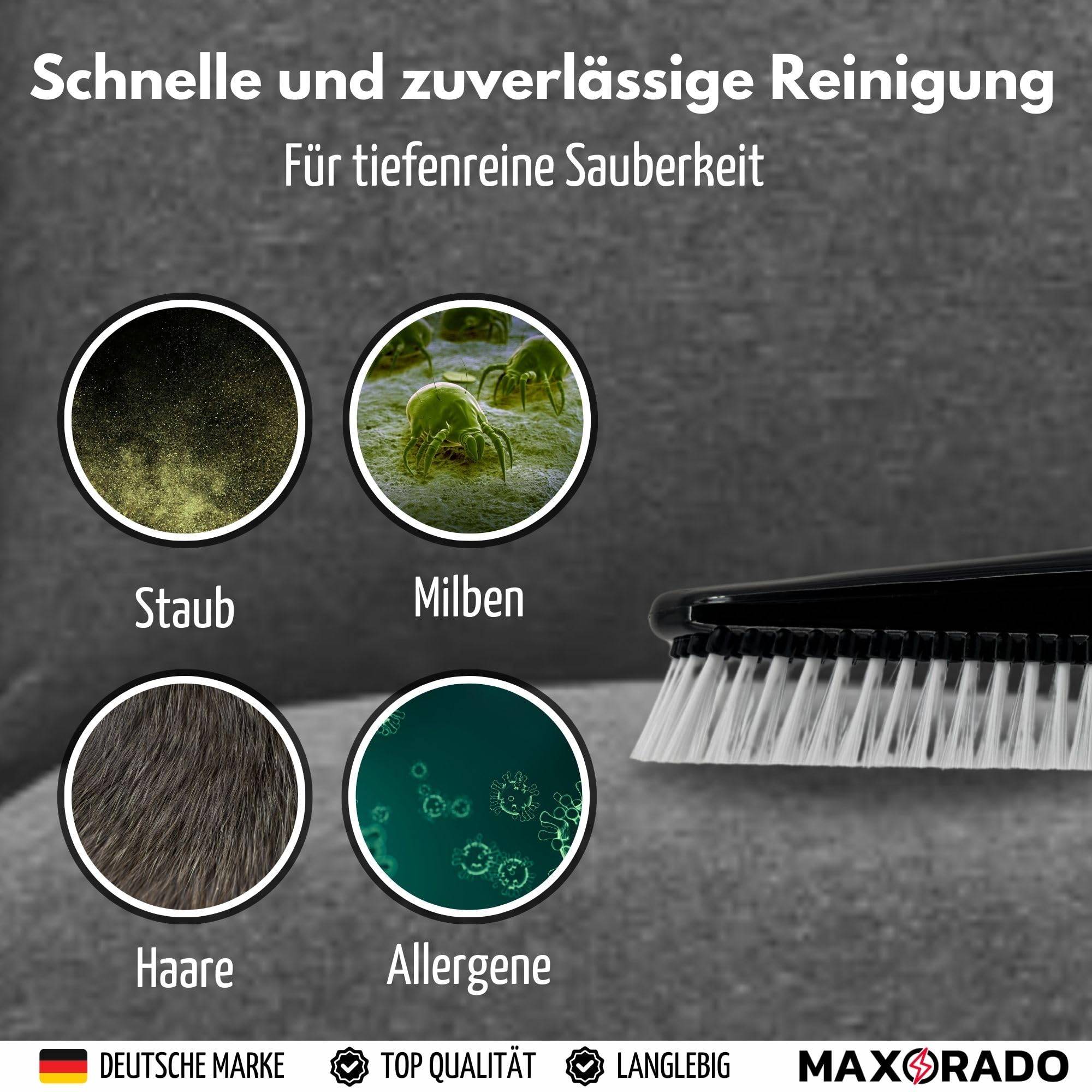 45mm XL Möbelpinsel Staubsauger Aufsatz Bürste Staubsaugerdüse Staubsaugerbürste NW45 45mm Anschluss DN45 kompatibel mit Makita 440 445 448 449 Fe