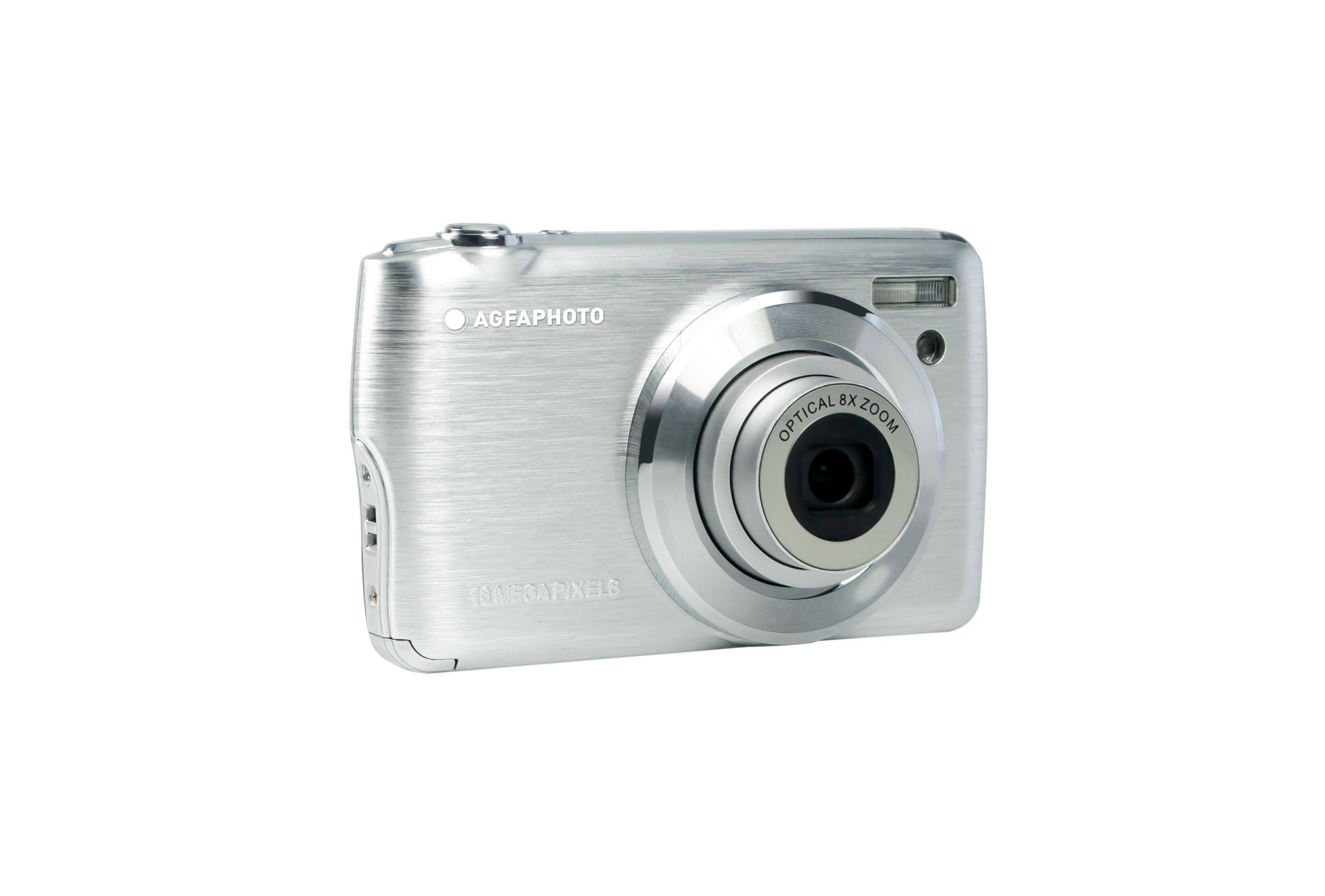 AgfaPhoto Realishot DC8200 - 21 MP Digitalkamera Silber, CMOS Sensor, 8X Optischer Zoom, Full HD Videoaufnahme