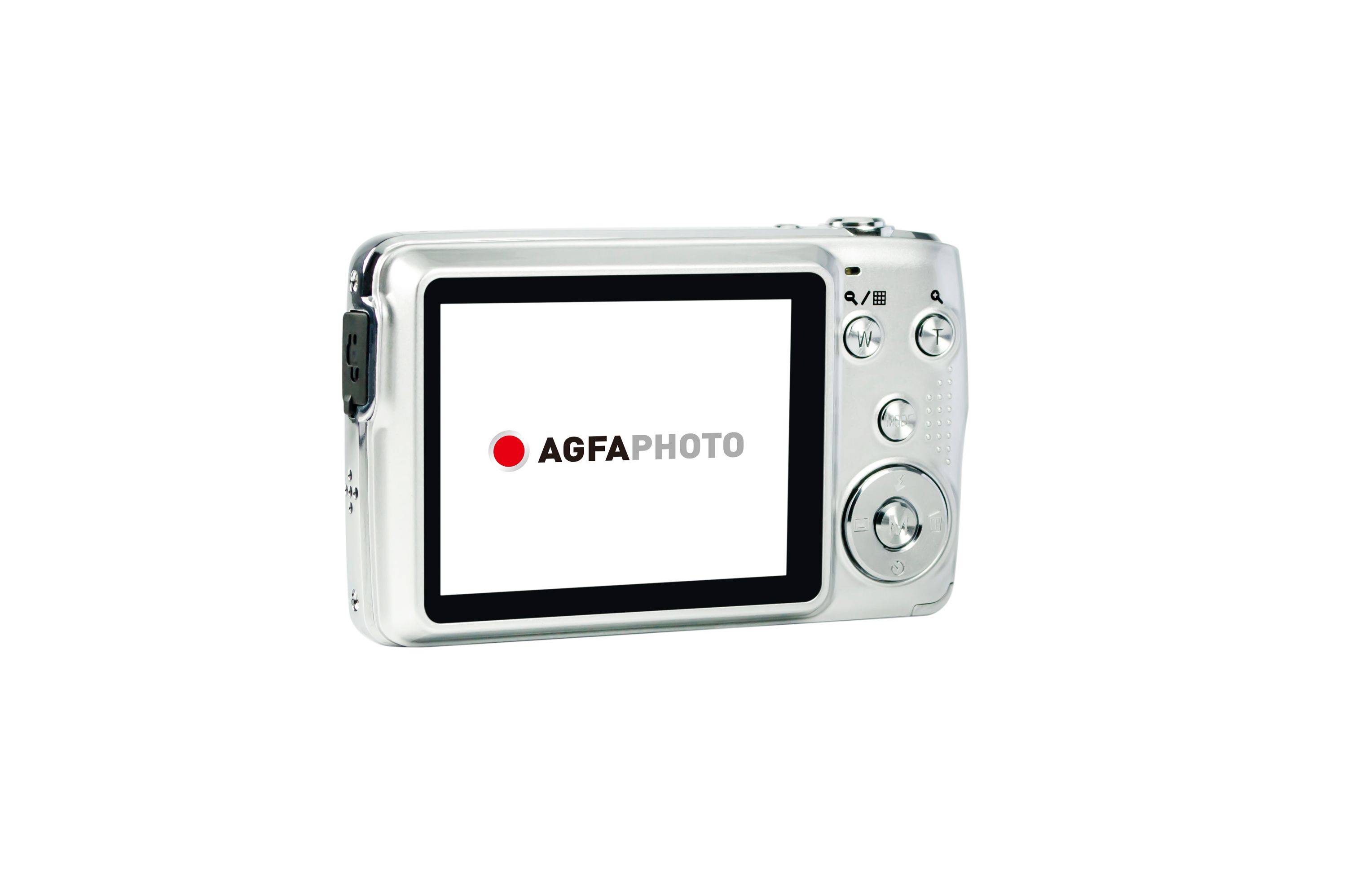 AgfaPhoto Realishot DC8200 - 21 MP Digitalkamera Silber, CMOS Sensor, 8X Optischer Zoom, Full HD Videoaufnahme