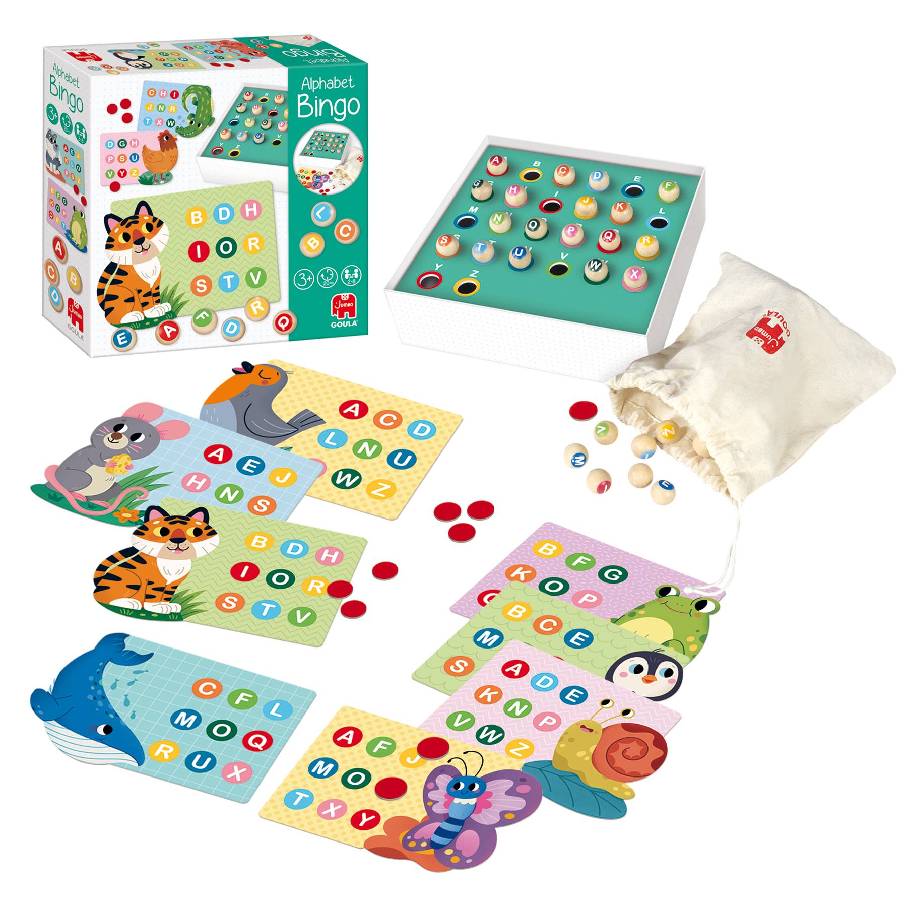 Goula. Alphabet Bingo, Kinderspiel