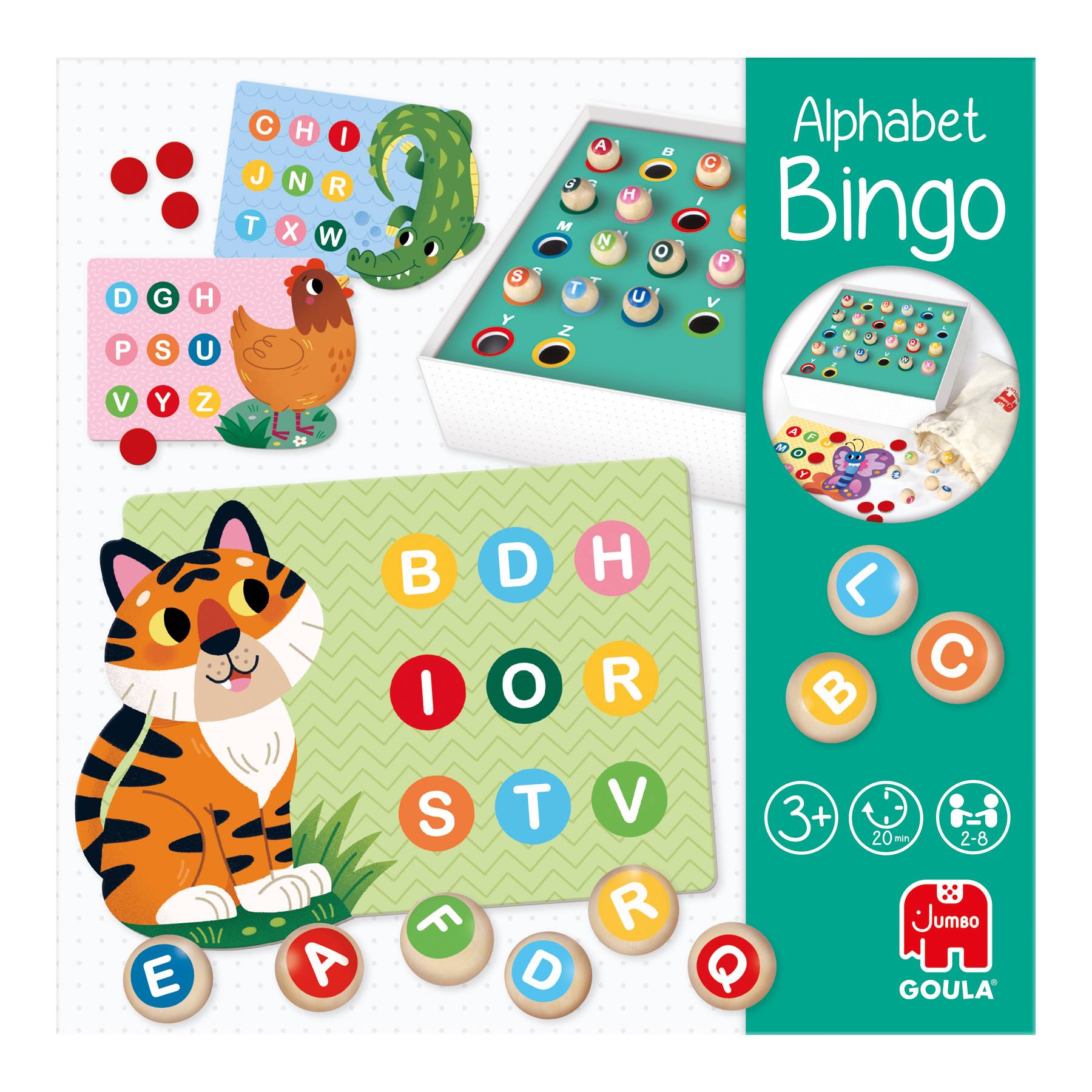 Goula. Alphabet Bingo, Kinderspiel
