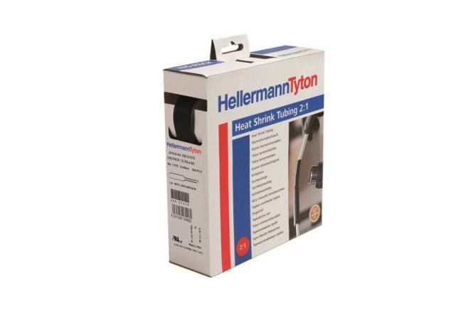 Hellermann HIS-PACK-6.4/3.2-PO-X-BK 5m Warmschrumpfschlauch 2:1 300-30640 Install.Baumaterial