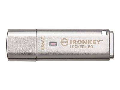 KINGSTON 256GB IronKey Locker Plus 50 Eingabe / Ausgabe USB-Stick