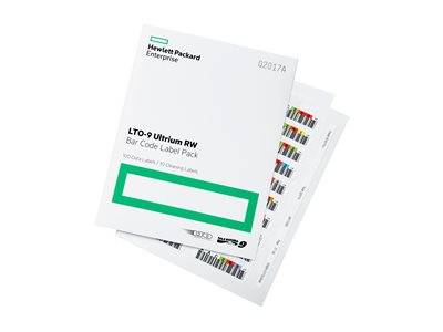 HPE LTO-9 Ultrium RW Bar Code Label Pack Server, Storage & USV Bandspeicher