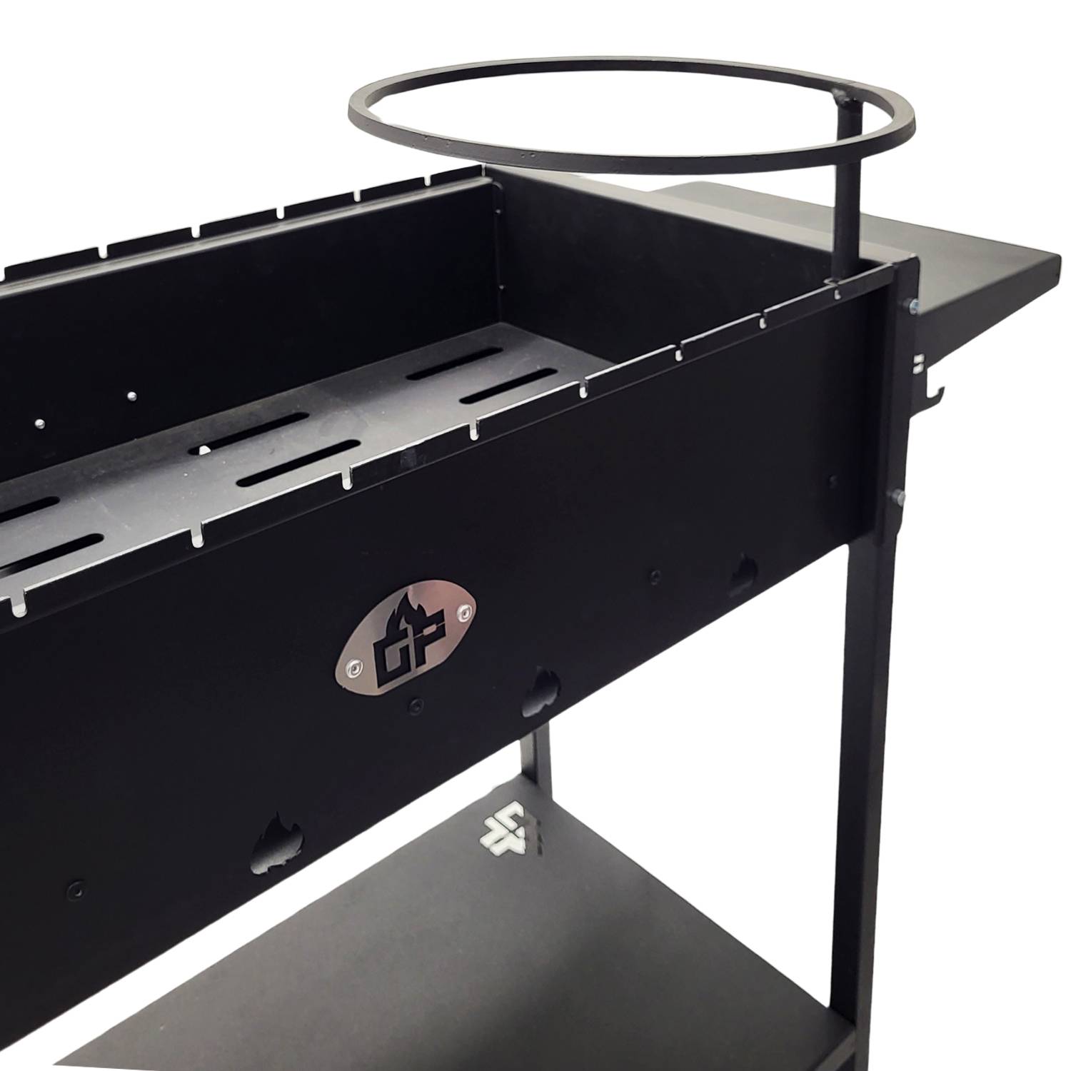 Mangal Batyr XL Schaschlikgrill 100cm mit Ablage und Topfhalter