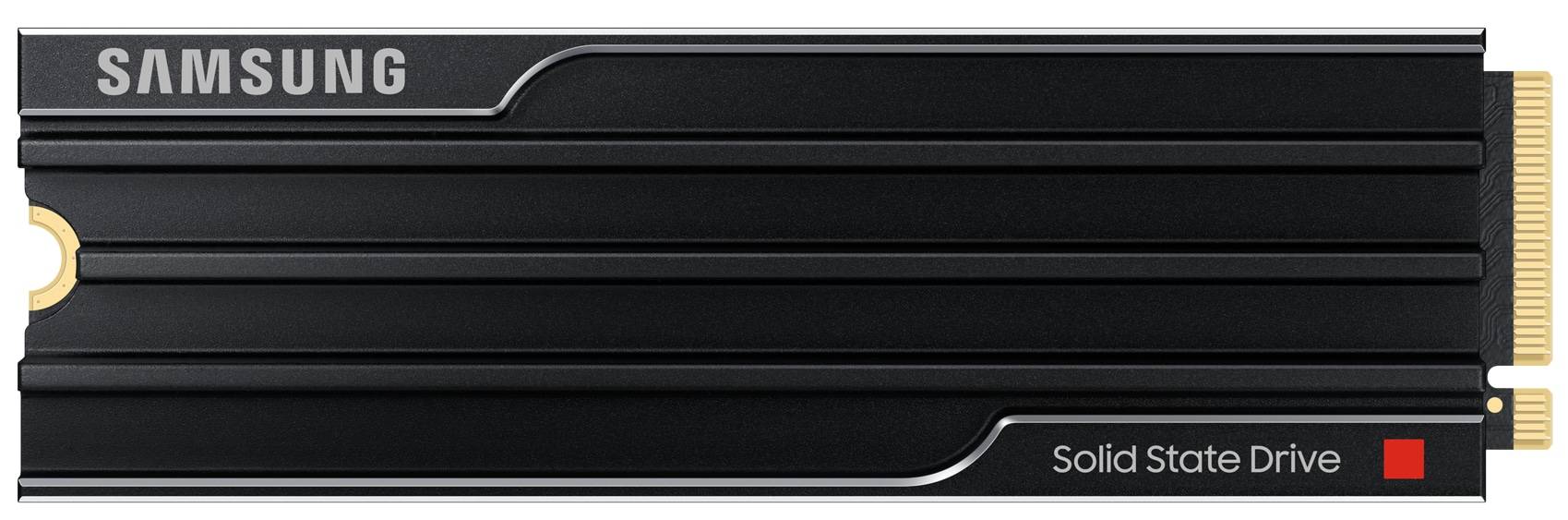 Samsung Solid State Drive in schwarzem Gehäuse, beschriftet mit „Solid State Drive