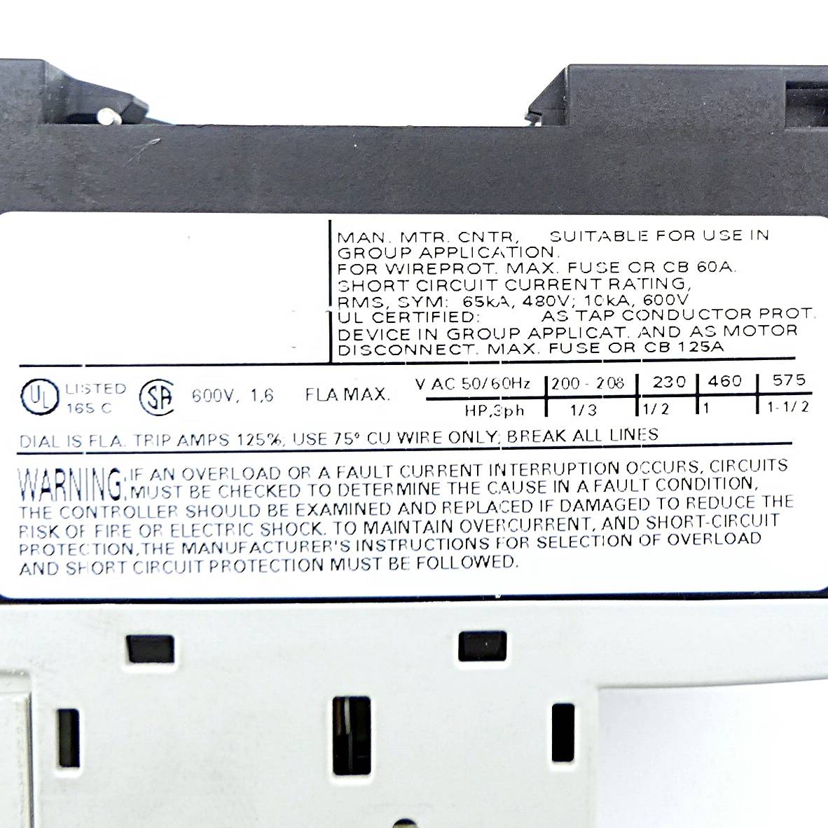 Siemens Leistungsschalter (3RV1011-1AA25)