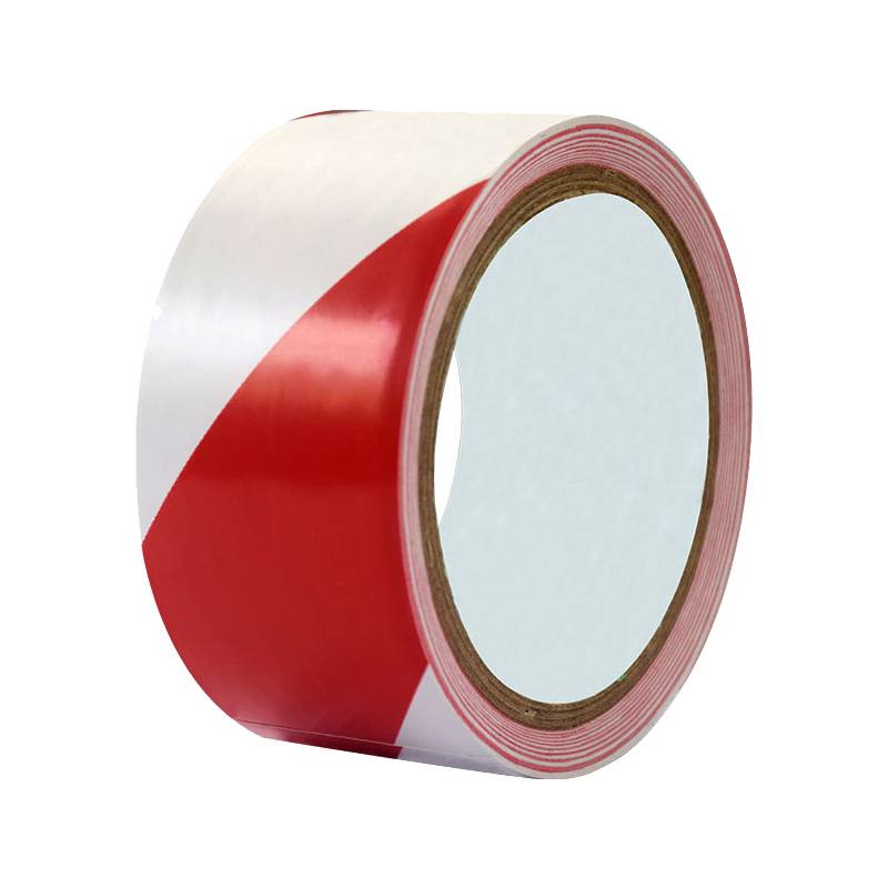 rillprint Bodenmarkierungsband, 50 mm x 33 m, rot/weiß
