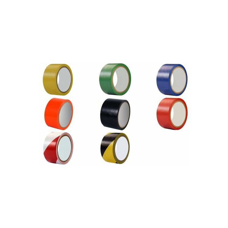 rillprint Bodenmarkierungsband, 50 mm x 33 m, weiß