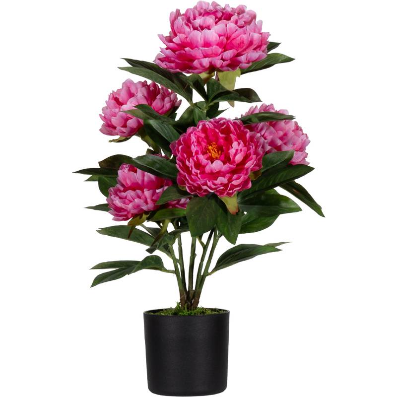 PAPERFLOW Kunstpflanze "Pfingstrose", rosa, Höhe: 550 mm