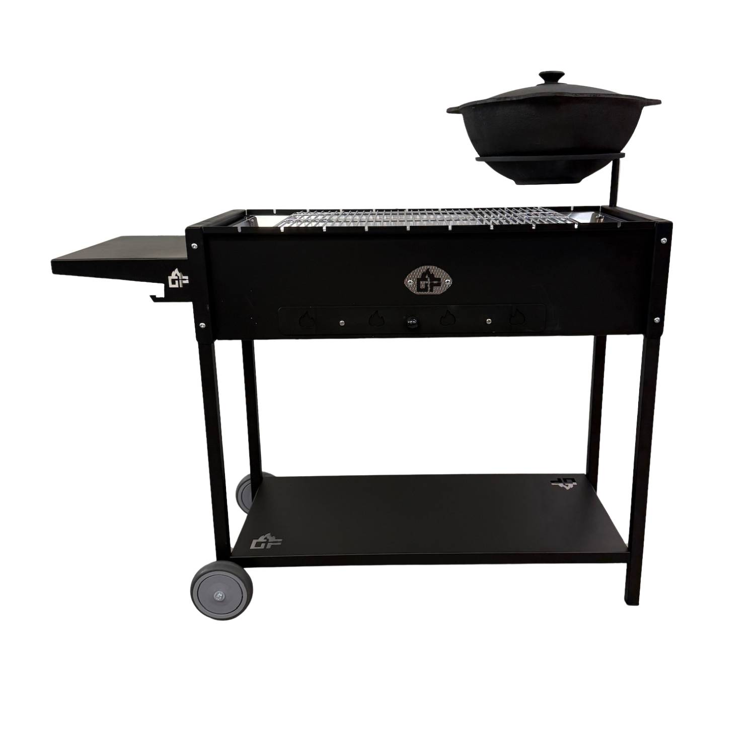 Mangal Set Batyr 80 Schaschlikgrill 80cm mit Grillrost Kasan 10L