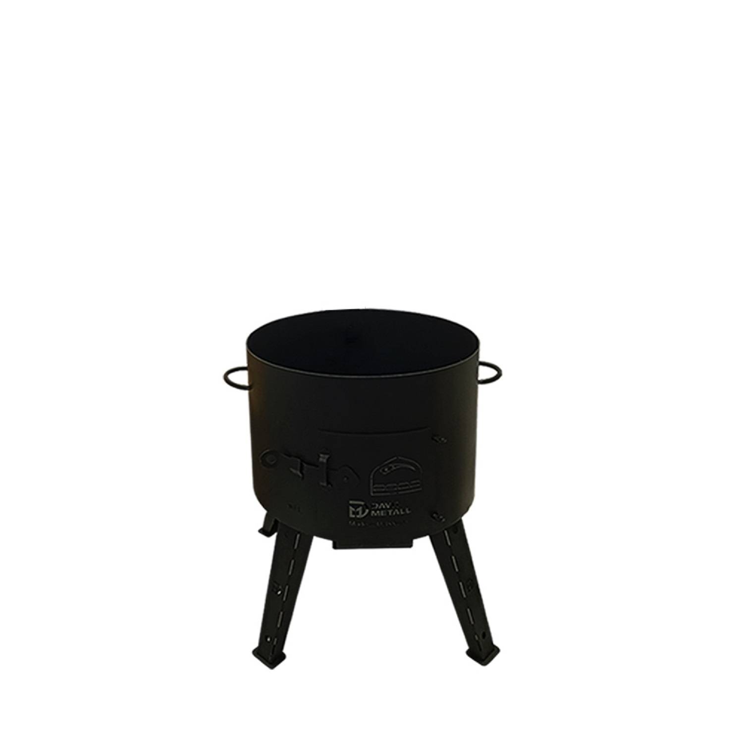 Utschak mit Kazan 10 L Set Kasan aus Gusseisen Schüreisen