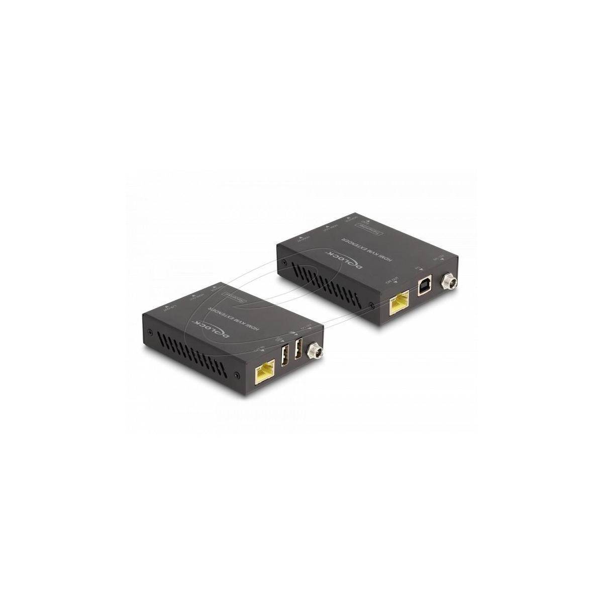 Delock HDMI KVM Extender Set über Cat.6 Kabel 4K 60 Hz 70 m