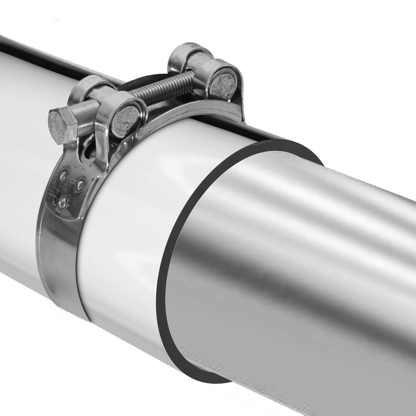 Edelstahl Gelenkbolzenschelle Schlauchschelle Bandschelle Rohrschelle Schelle 2A Stahl verzinkt 113-121mm