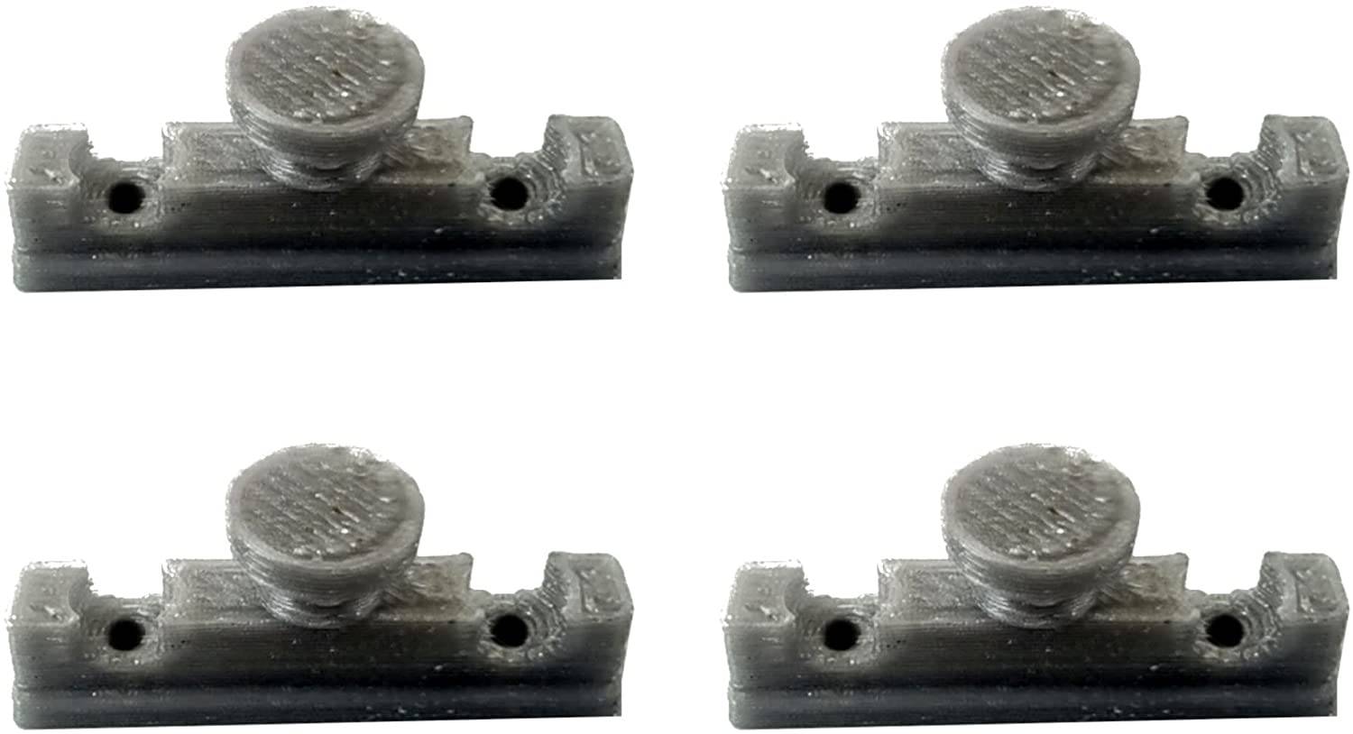 4x Ersatzteil passend für IKEA Kvartal Paneelwagen Rollenhalter für Laufleiste Schiebegardinen Vorhangsystem Gleiter Zubehör