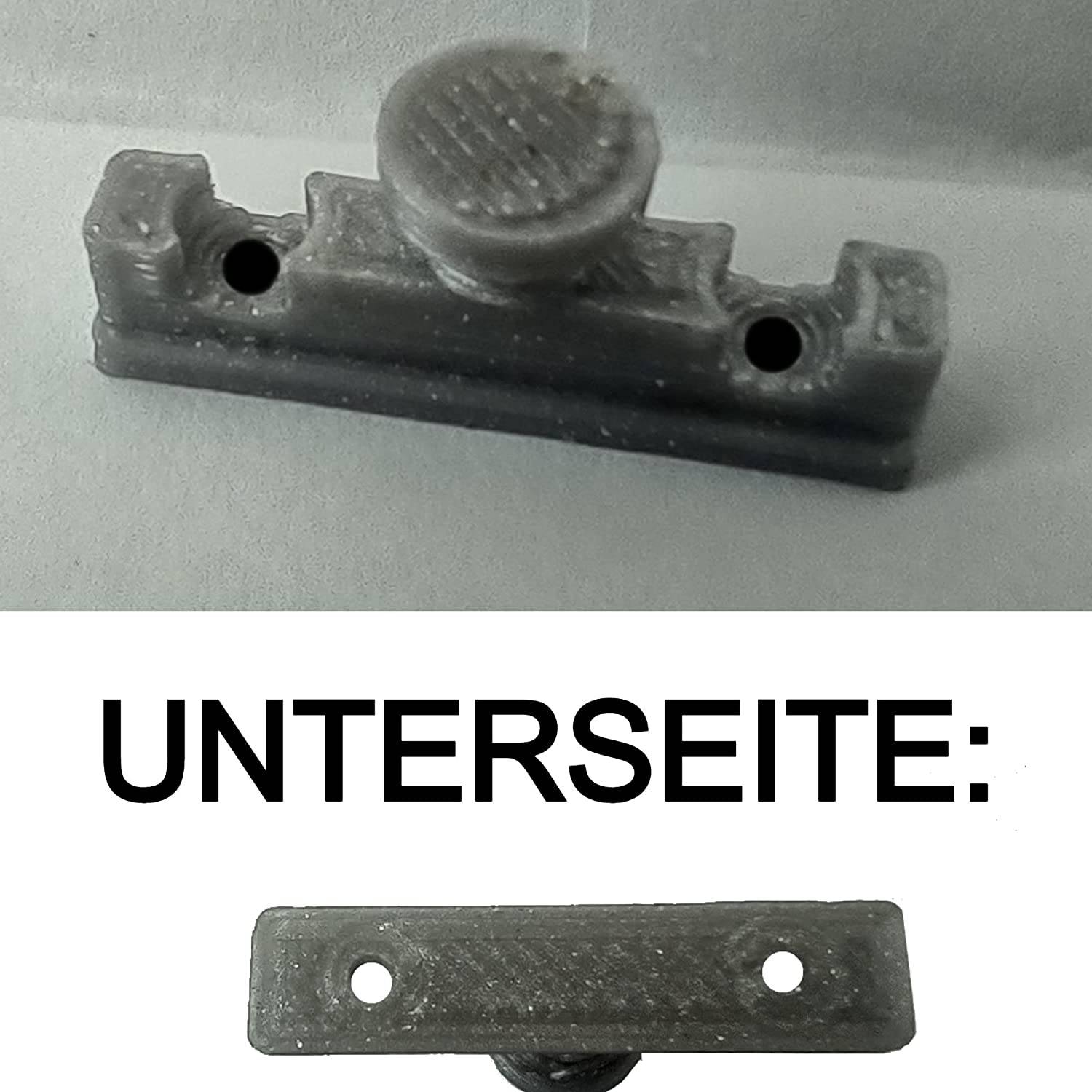 4x Ersatzteil passend für IKEA Kvartal Paneelwagen Rollenhalter für Laufleiste Schiebegardinen Vorhangsystem Gleiter Zubehör