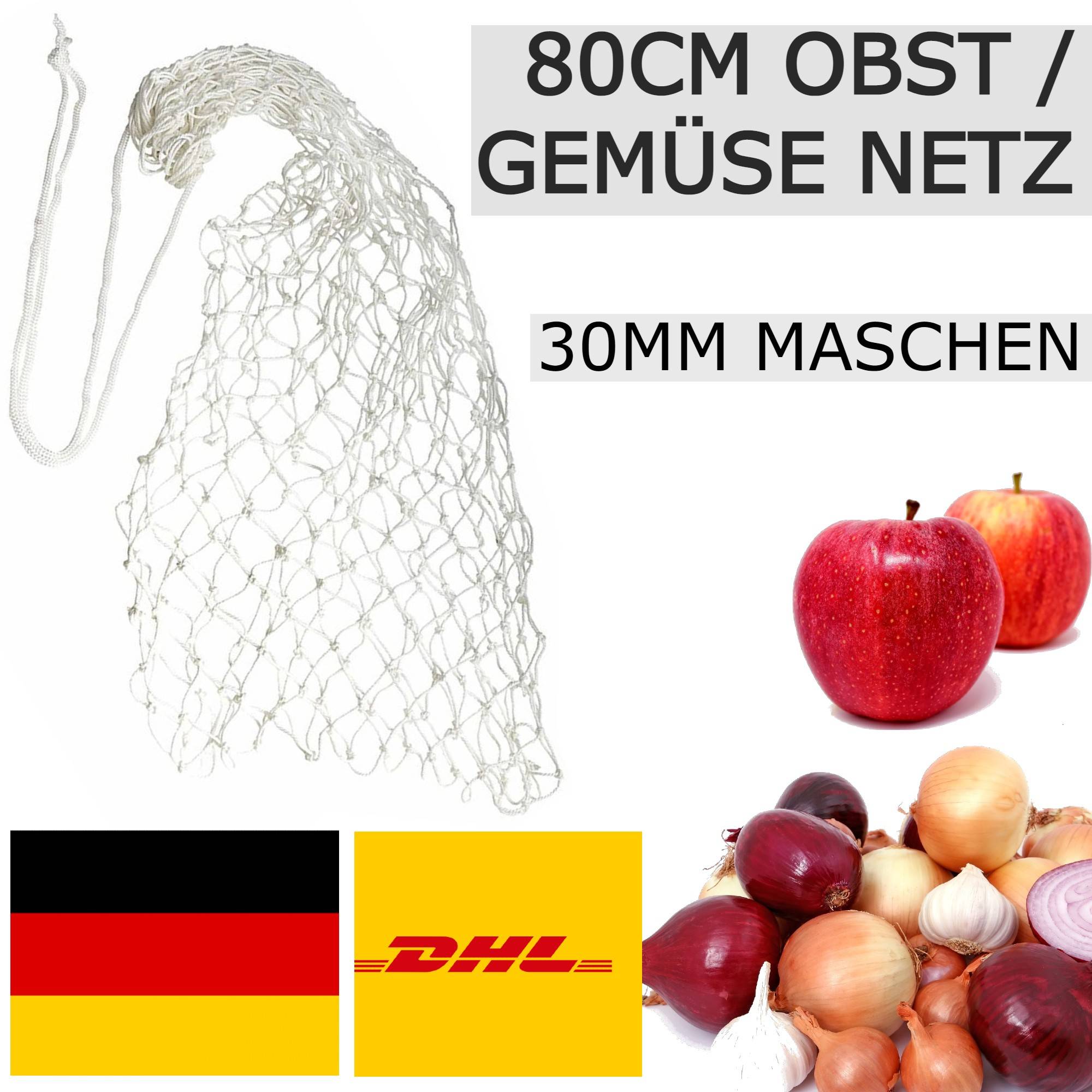 Kochnetz Beutel für Gemüse Obst Zwiebeln Apfel Äpfel Netz Netzbeutel Lebensmittel Wiederverwendbar Aufbewahrung Küche