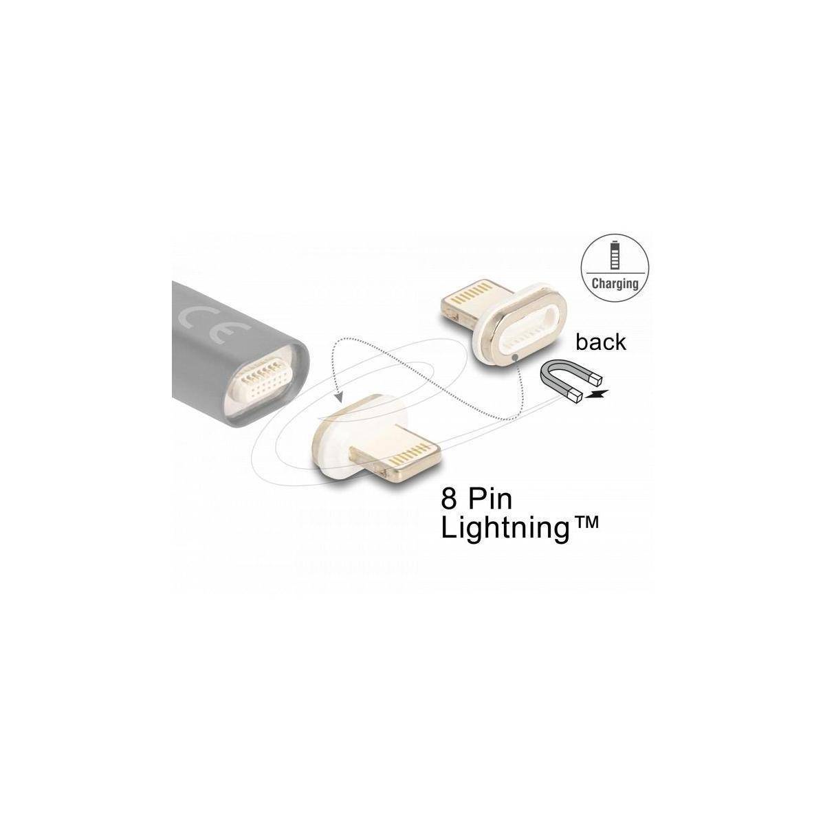 Delock Magnetischer Adapter 8 Pin Lightning Stecker