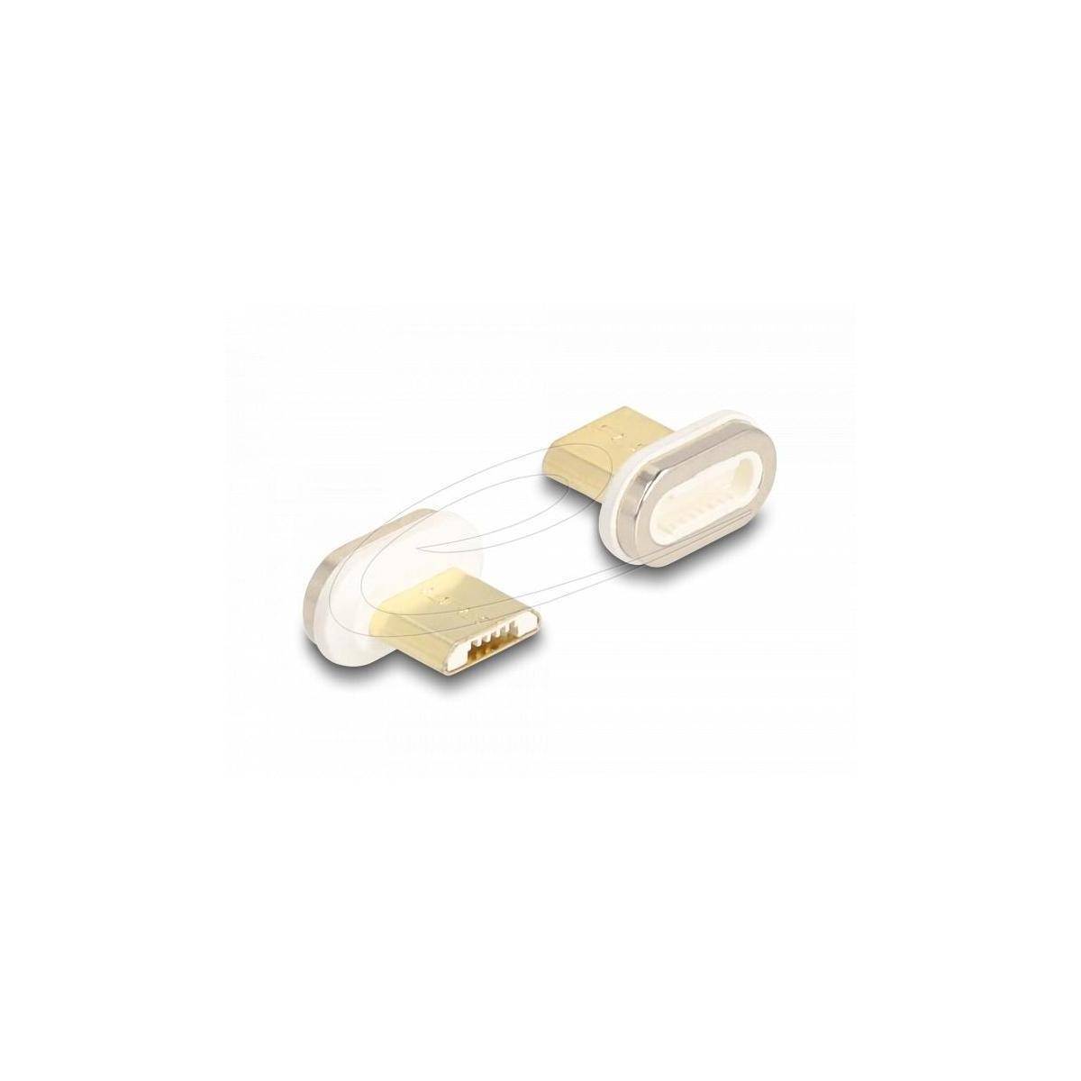 Delock Magnetischer Adapter USB Typ Micro-B Stecker